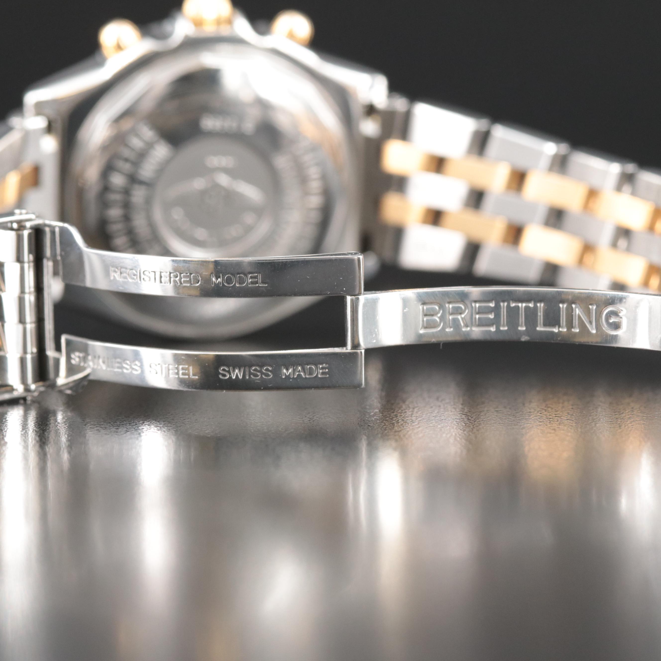 Breitling Crosswind 1.10 CTW Custom Diamond Bezel Chronograph Watch
