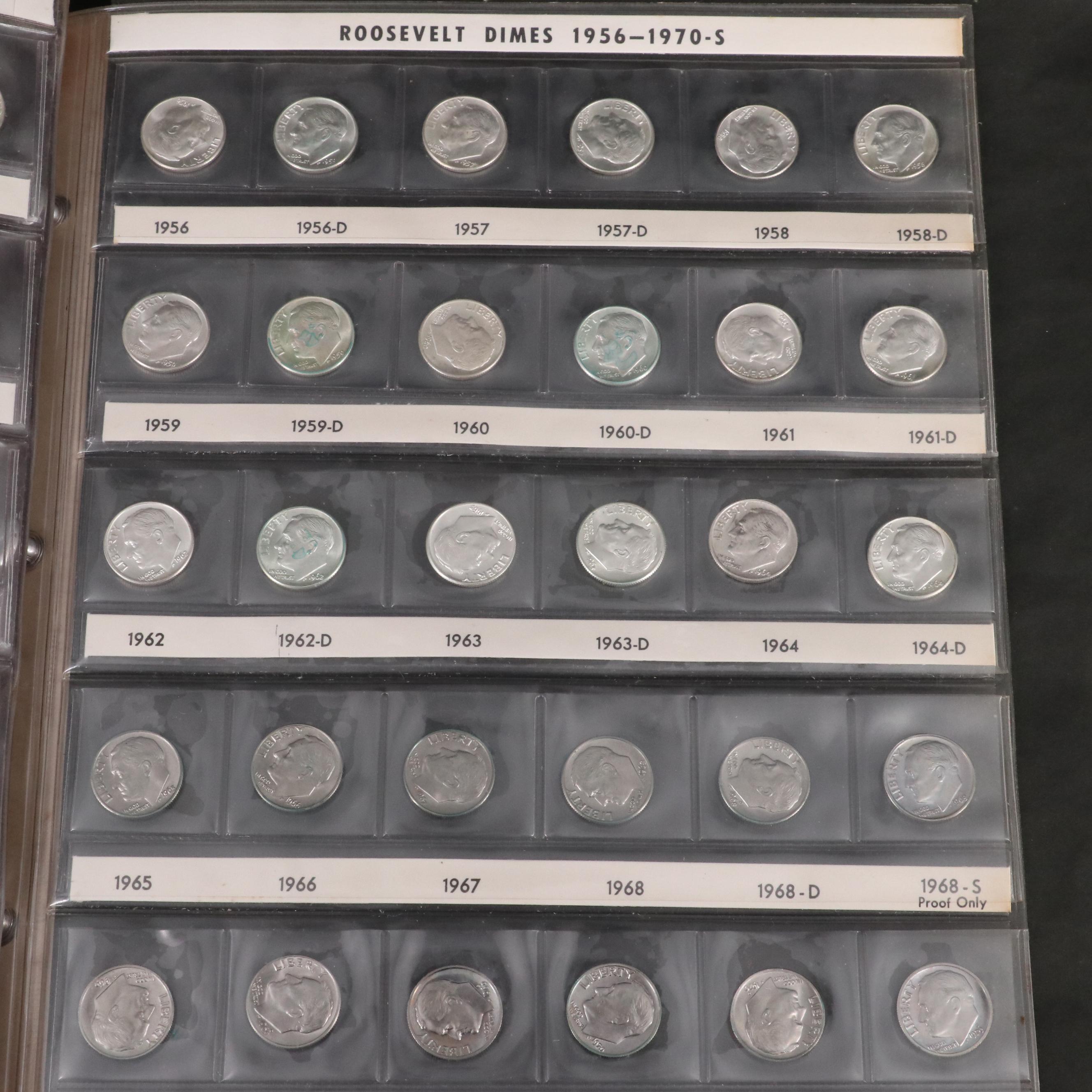 Complete Roosevelt Dime Collection 1946-1975 Plus Extra's