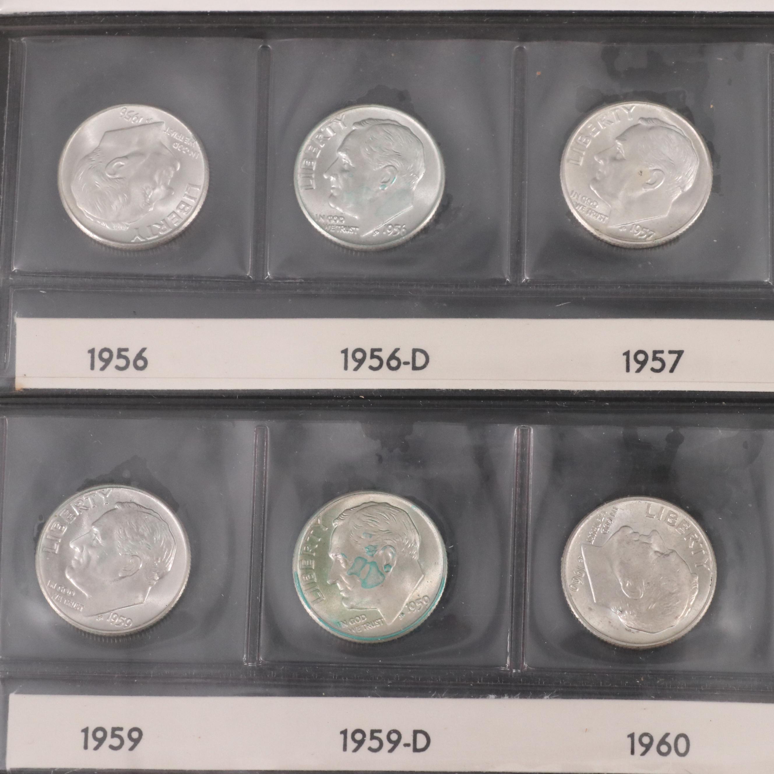 Complete Roosevelt Dime Collection 1946-1975 Plus Extra's