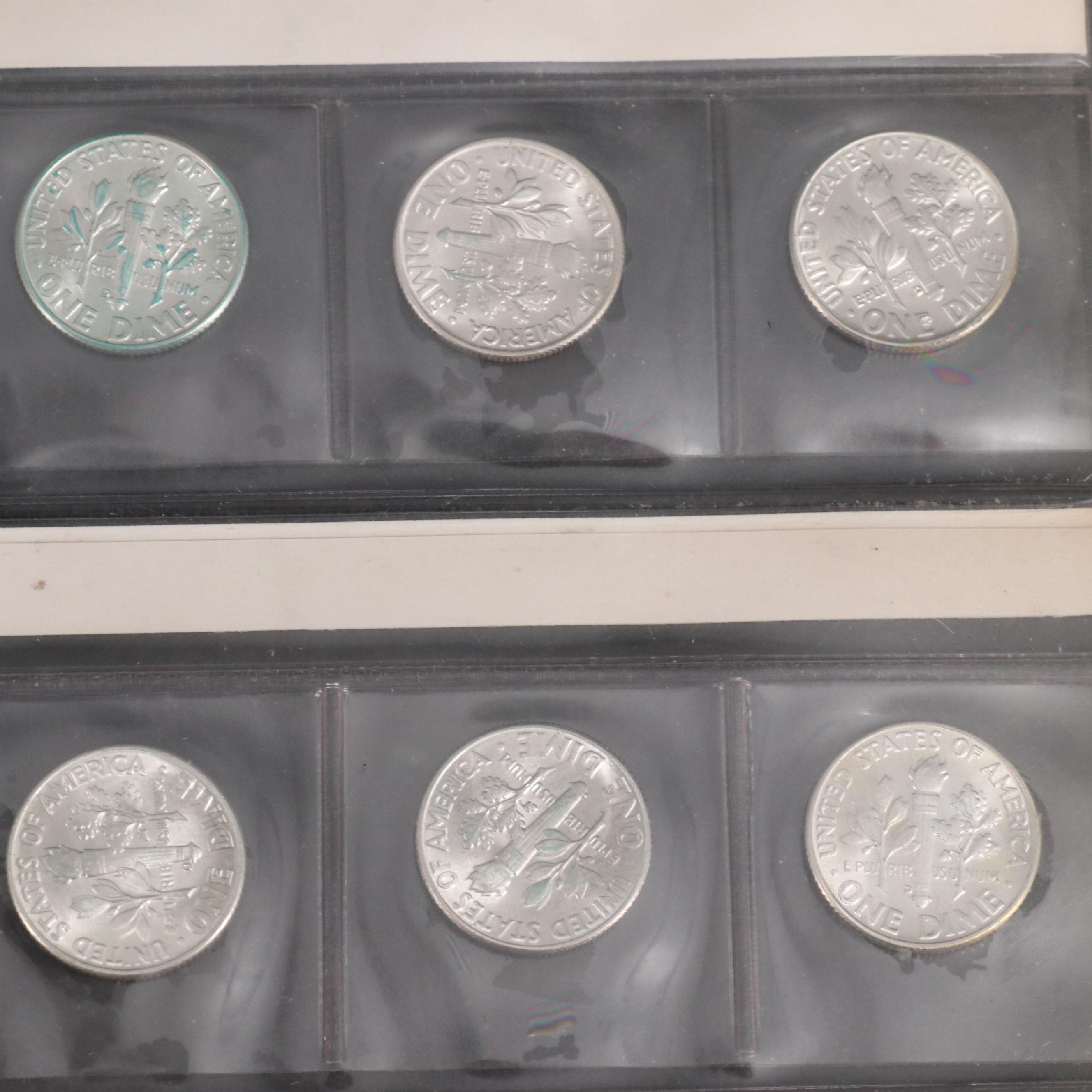 Complete Roosevelt Dime Collection 1946-1975 Plus Extra's