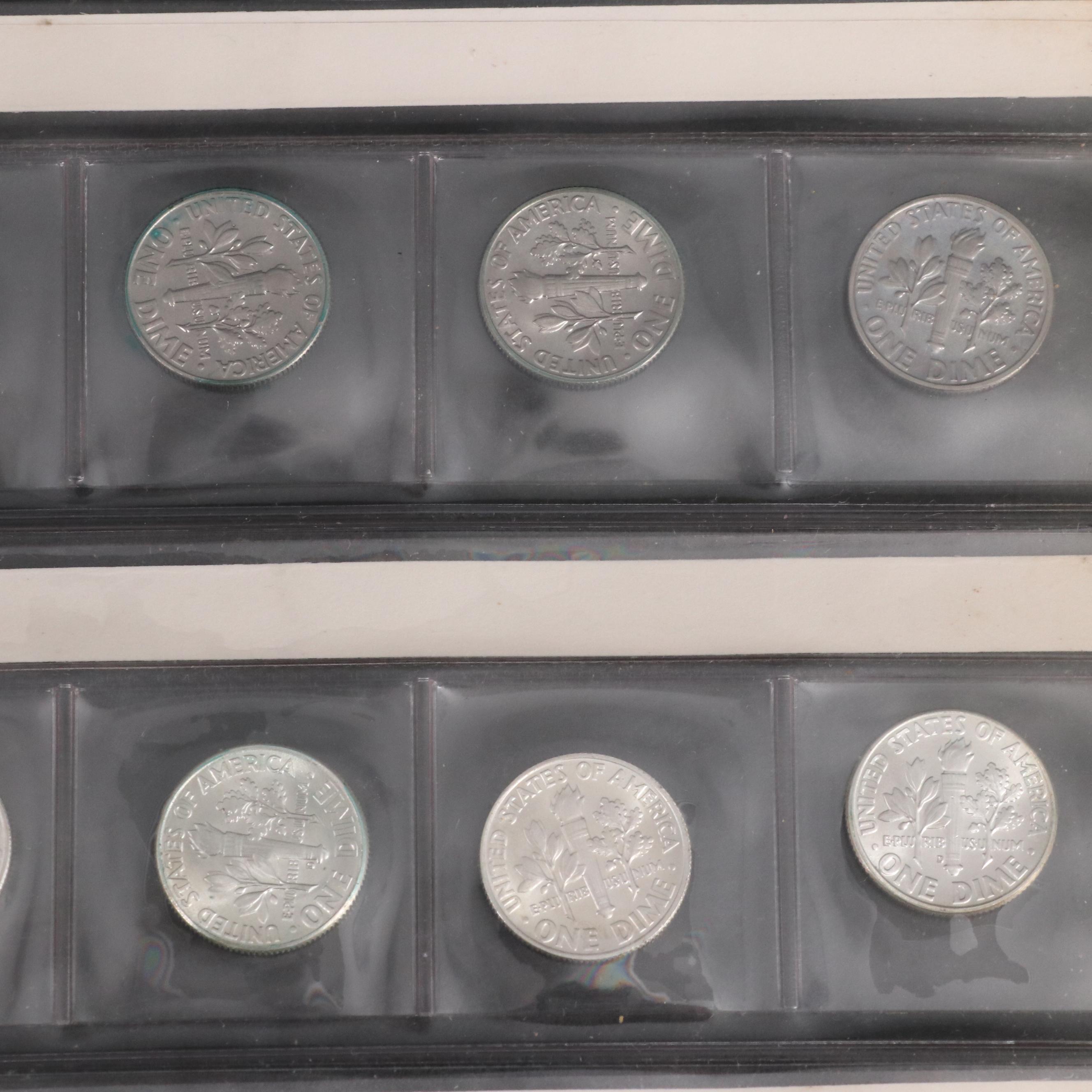 Complete Roosevelt Dime Collection 1946-1975 Plus Extra's