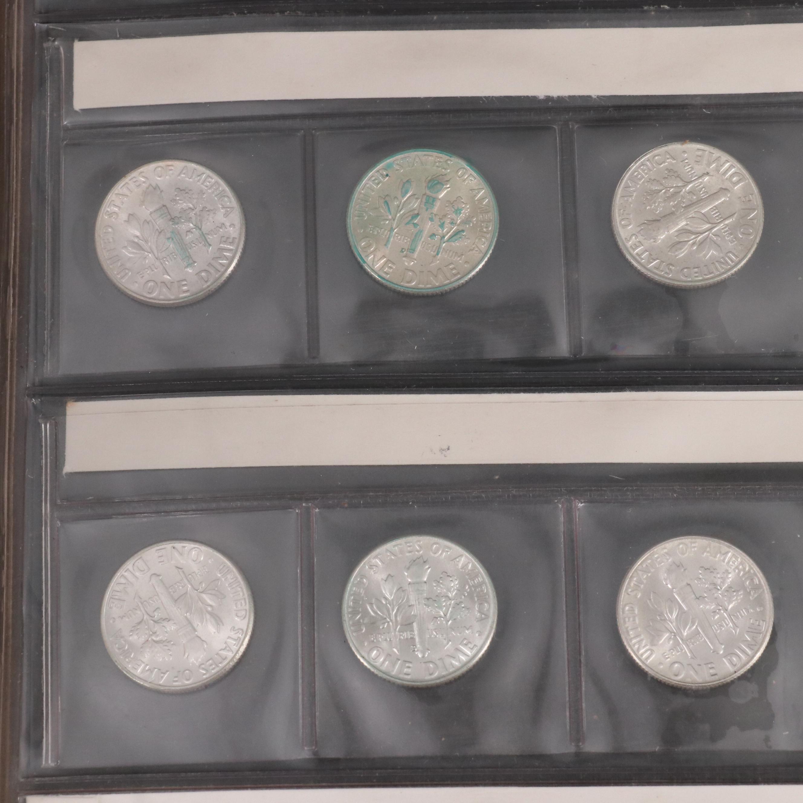 Complete Roosevelt Dime Collection 1946-1975 Plus Extra's