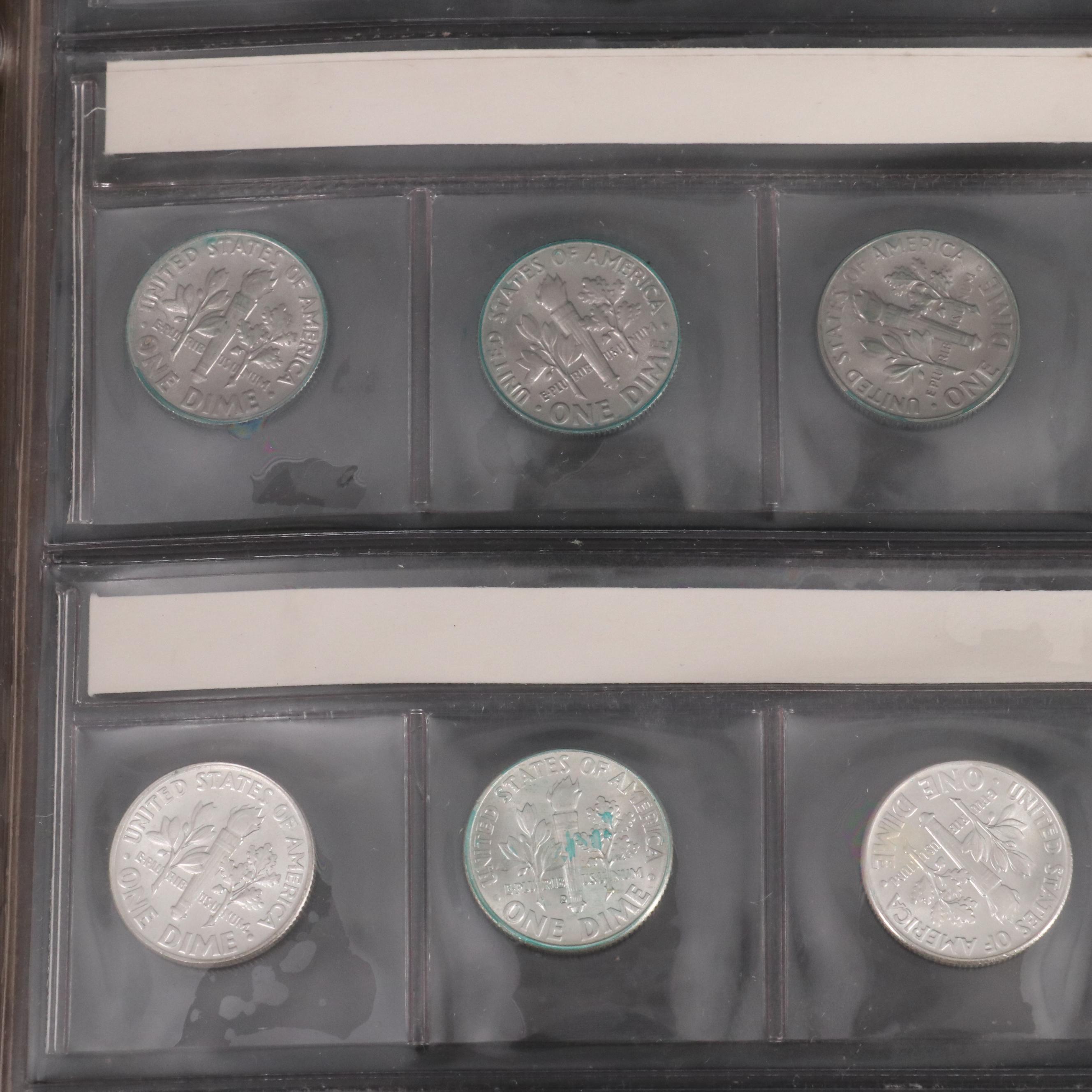 Complete Roosevelt Dime Collection 1946-1975 Plus Extra's