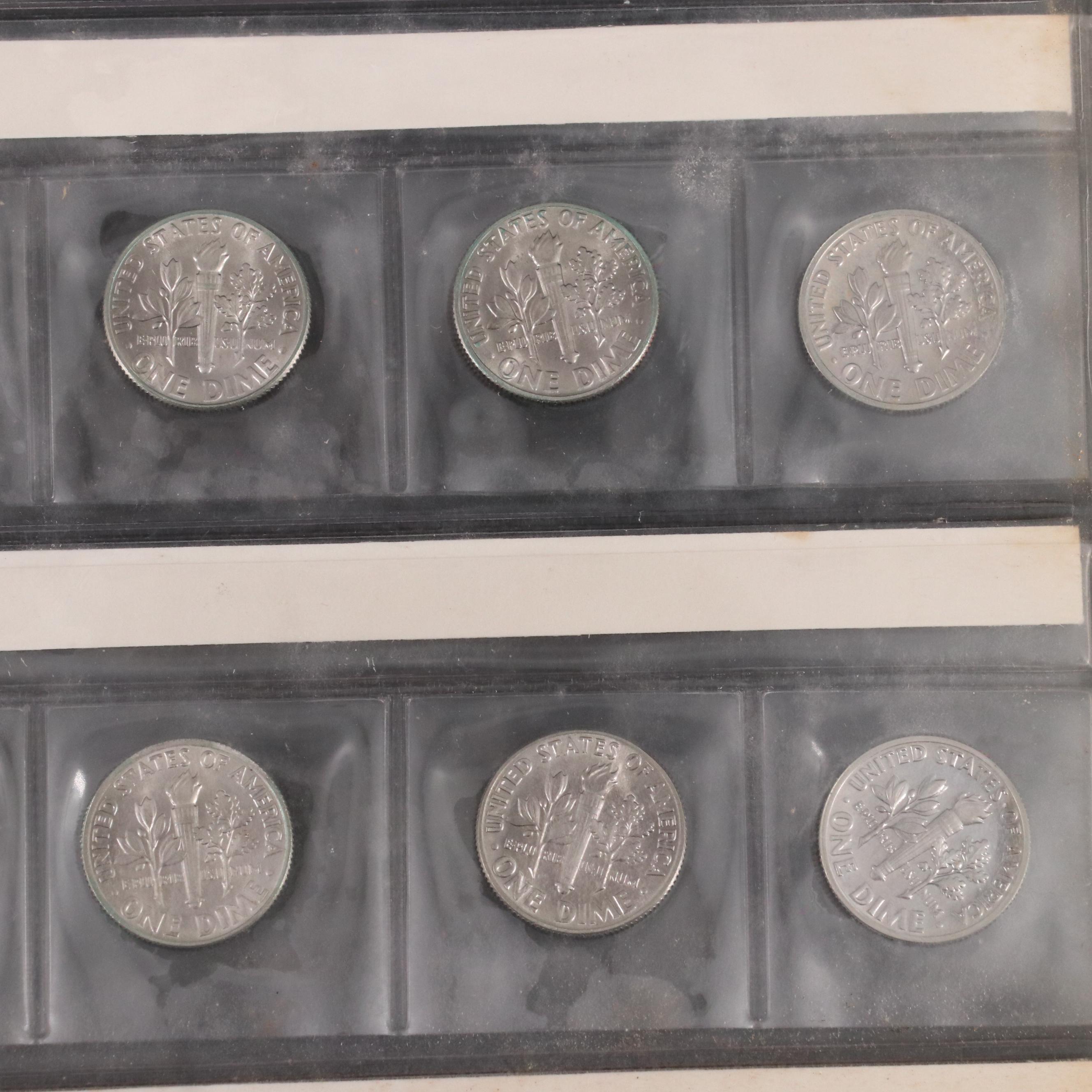 Complete Roosevelt Dime Collection 1946-1975 Plus Extra's