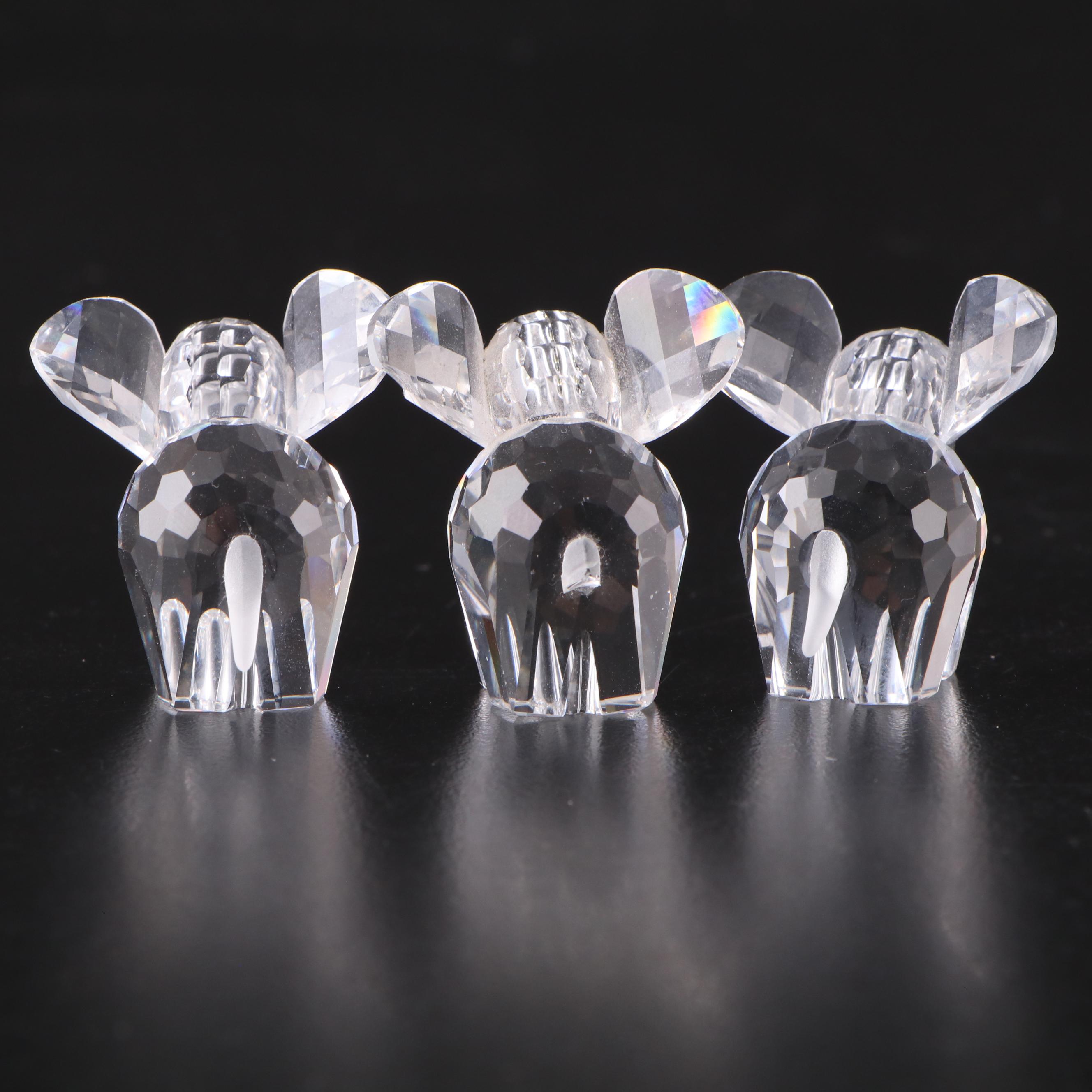 Swarovski Crystal Elephant Figurines