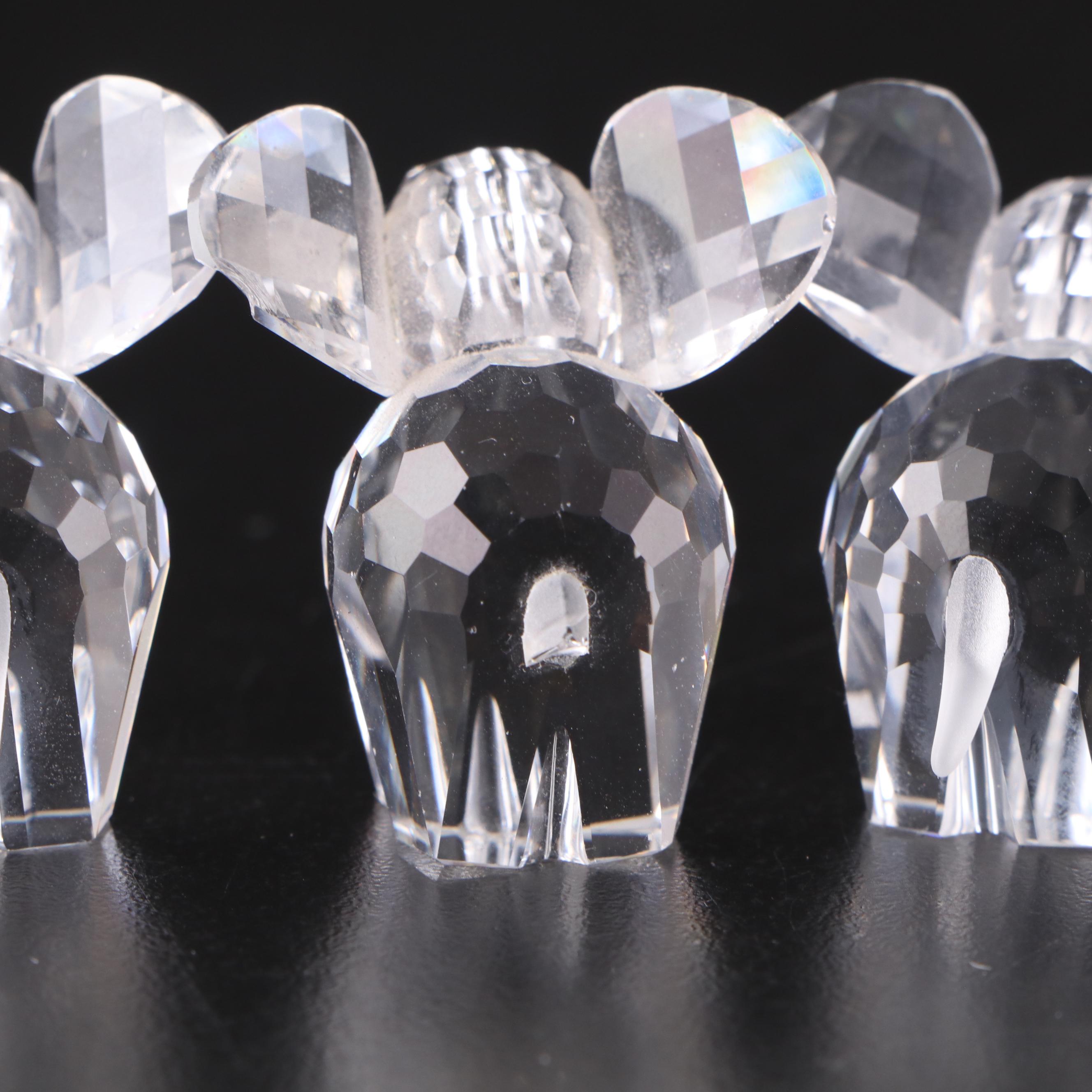 Swarovski Crystal Elephant Figurines