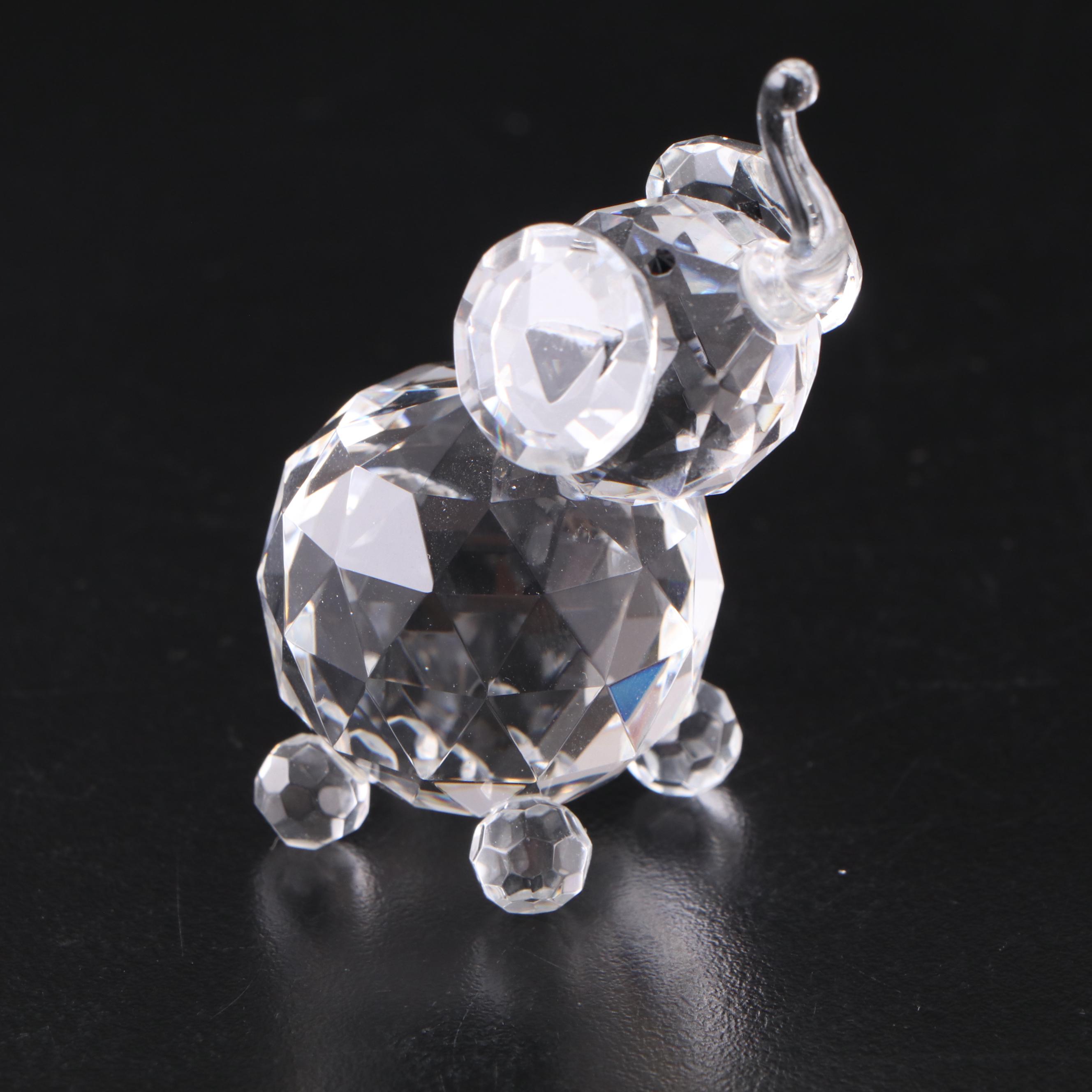 Swarovski Crystal Elephant Figurines