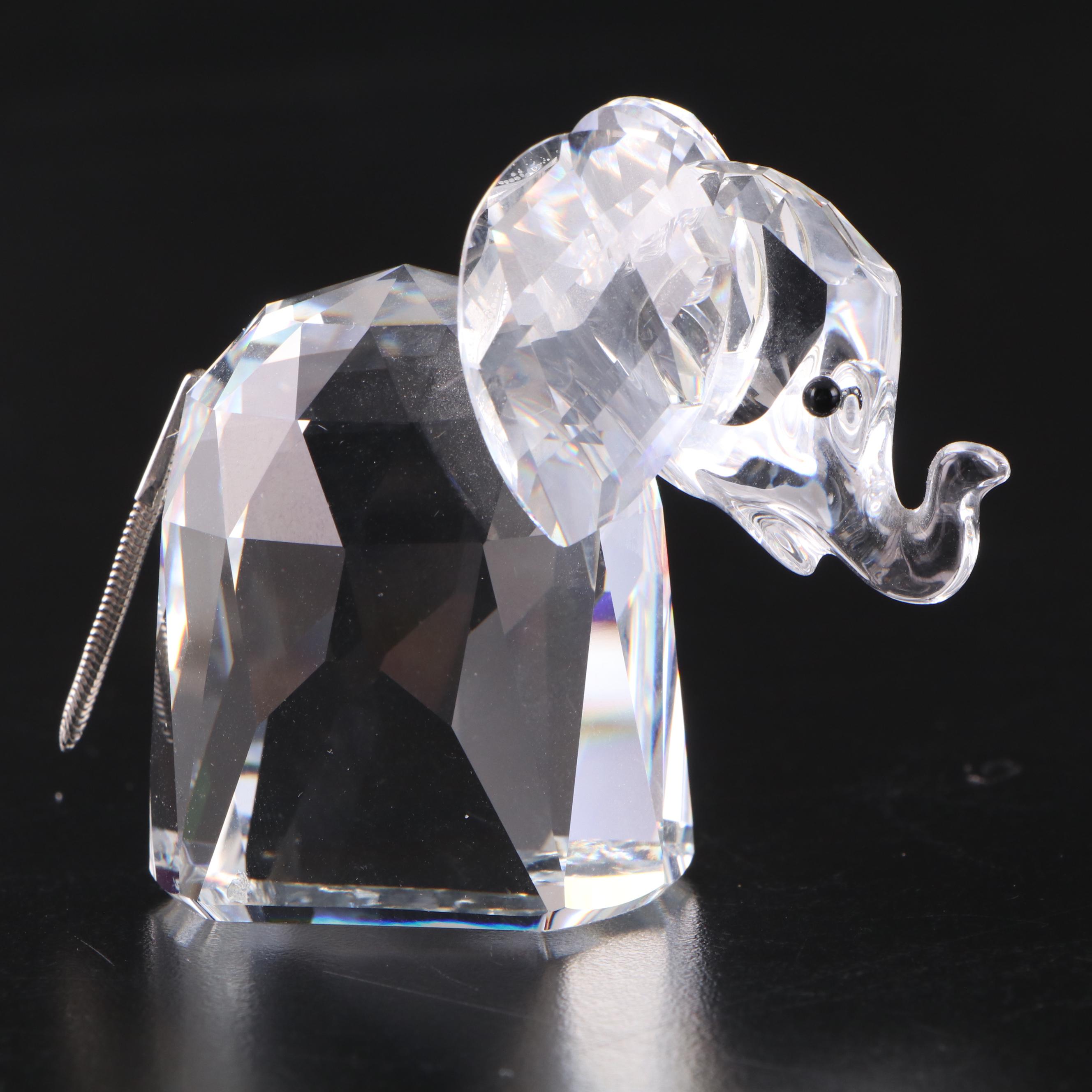 Swarovski Crystal Elephant Figurines