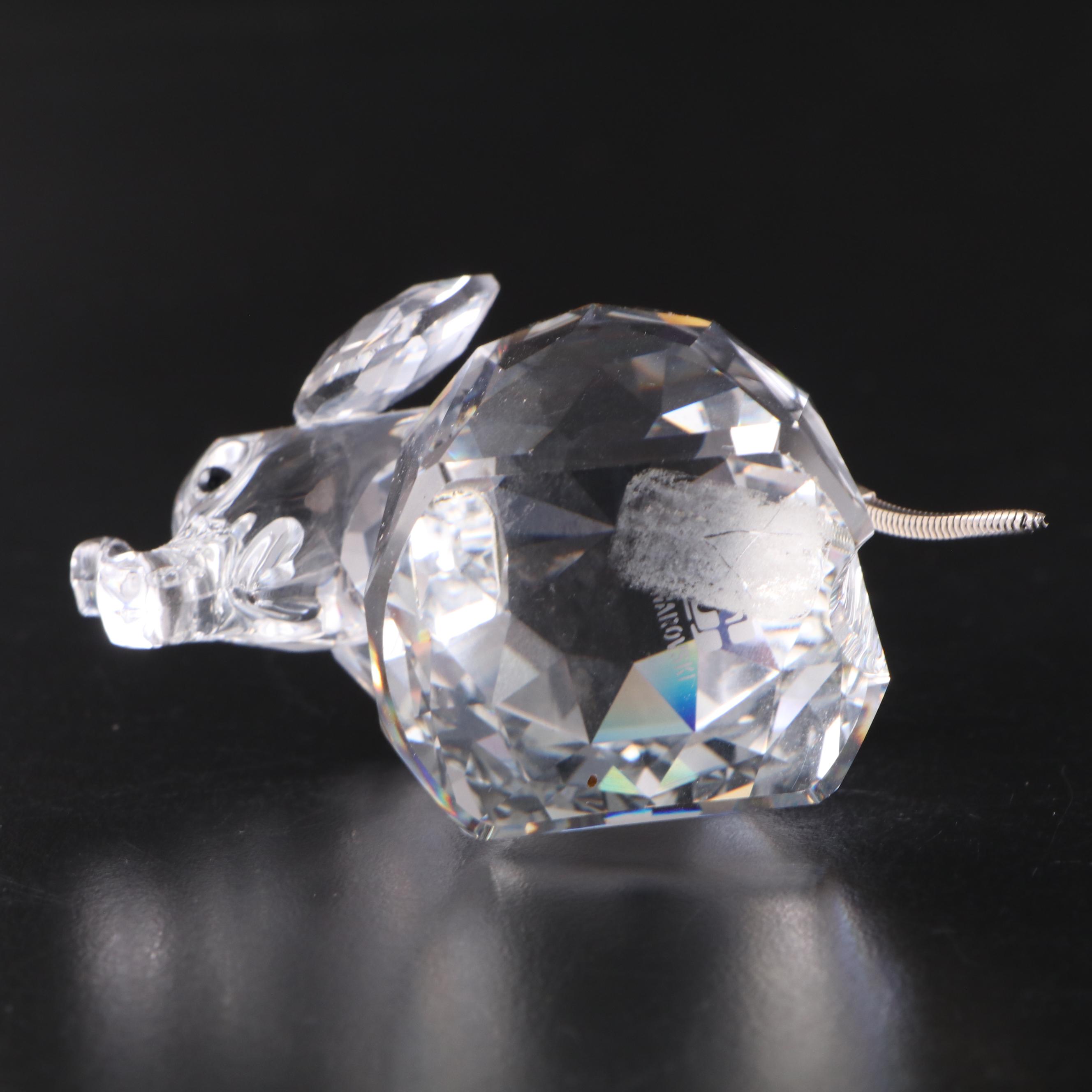 Swarovski Crystal Elephant Figurines