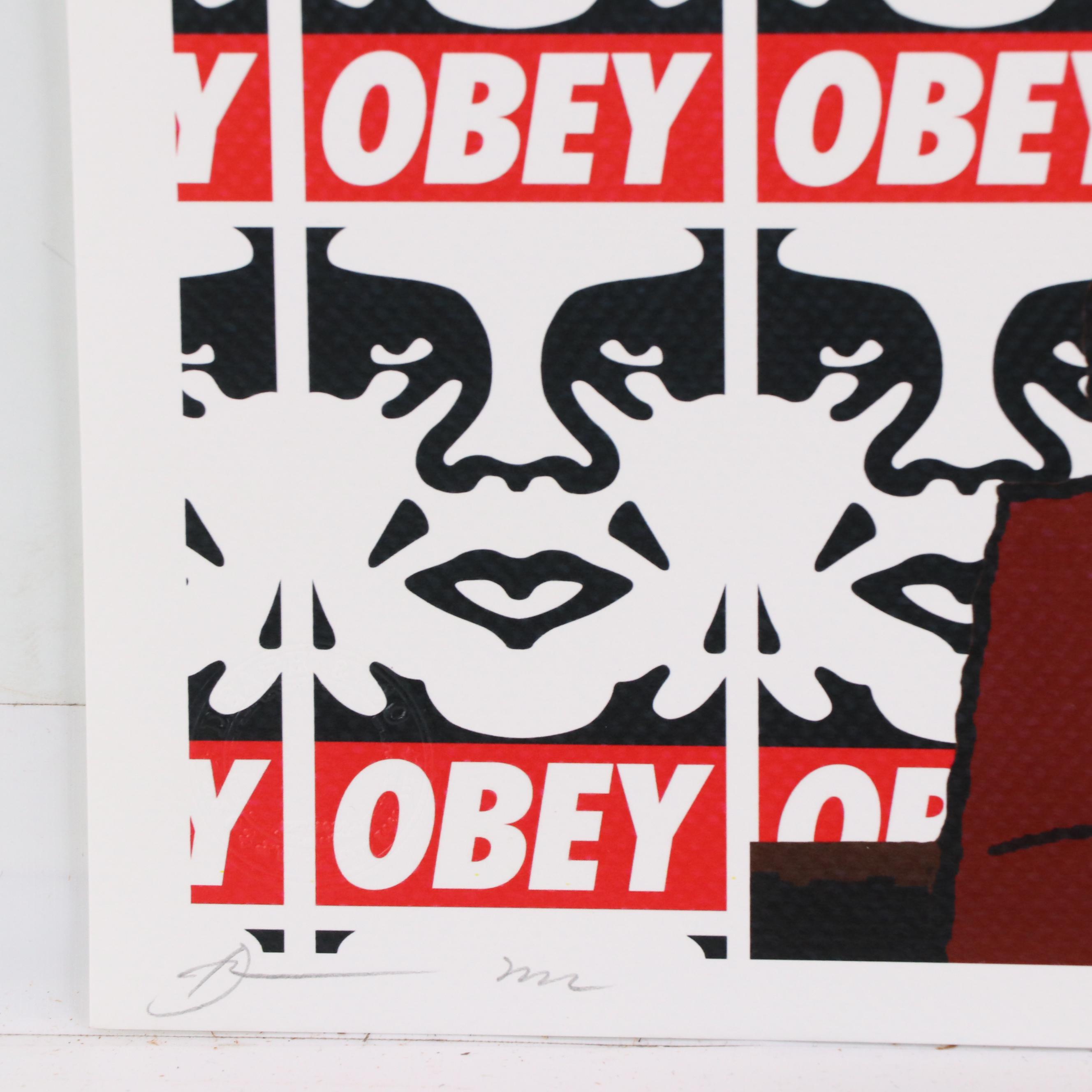 Death NYC Pop Art Graphic Print of Shepard Fairey x Charlie Brown, 2022