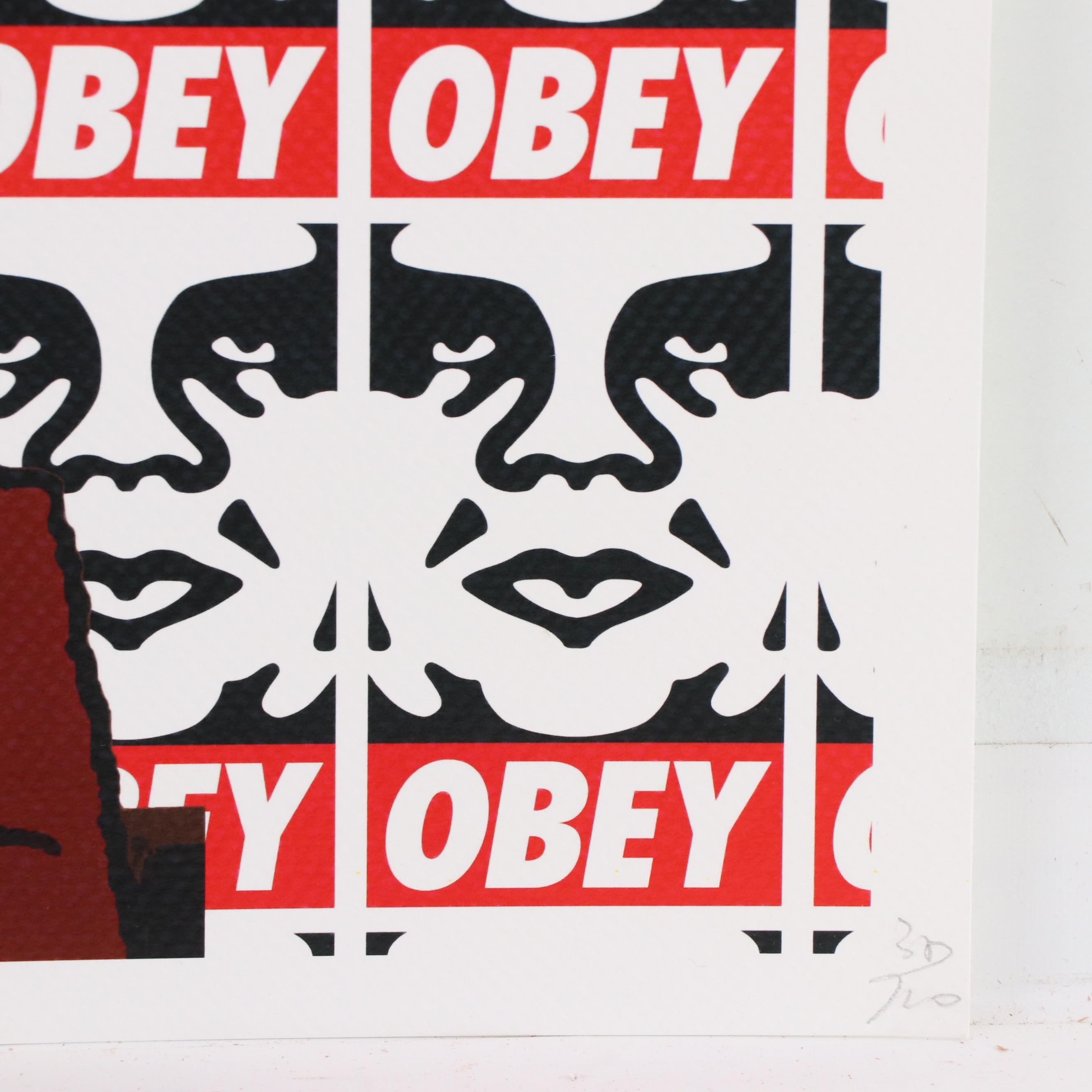 Death NYC Pop Art Graphic Print of Shepard Fairey x Charlie Brown, 2022