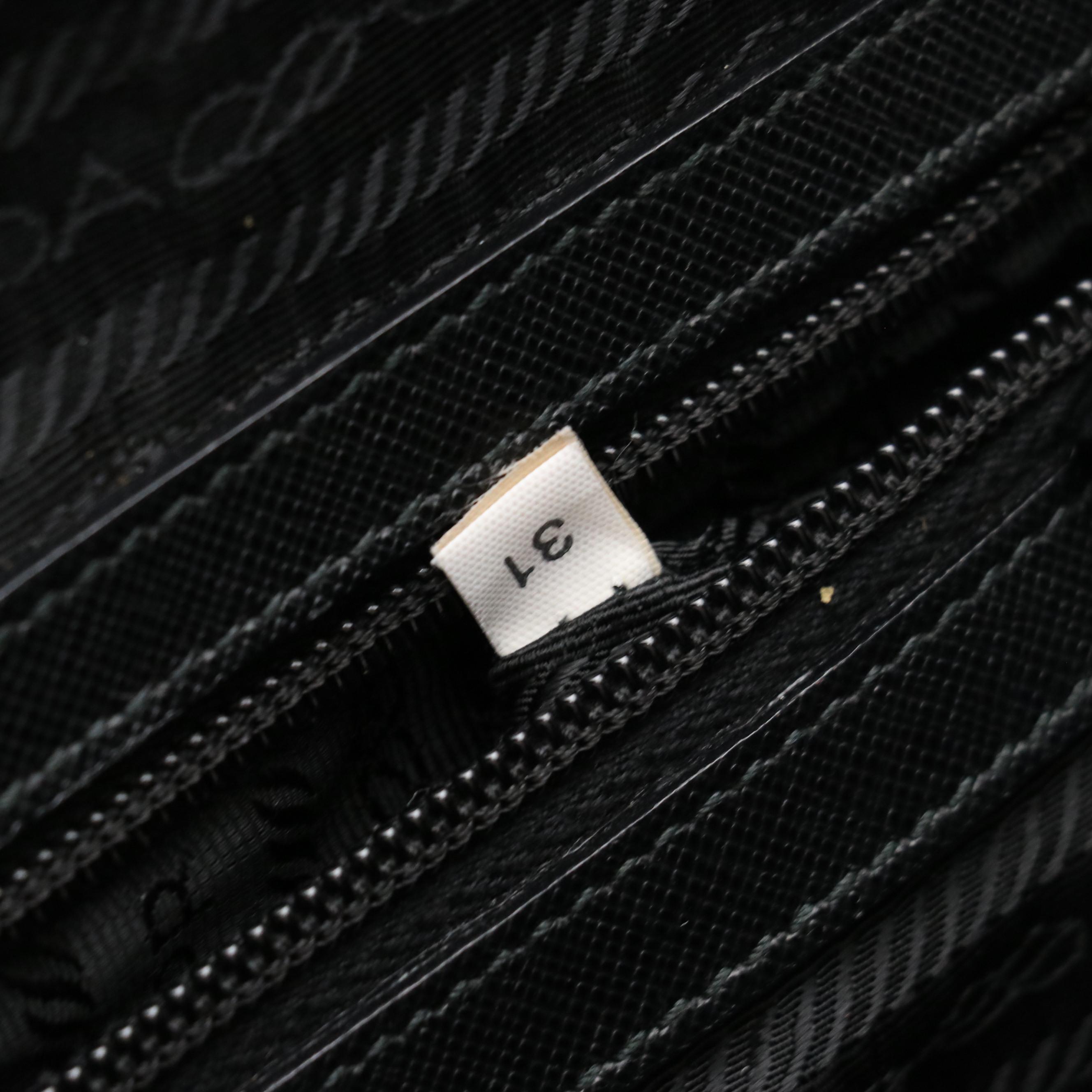 Prada Tessuto Nylon and Saffiano Leather Briefcase Carry-On