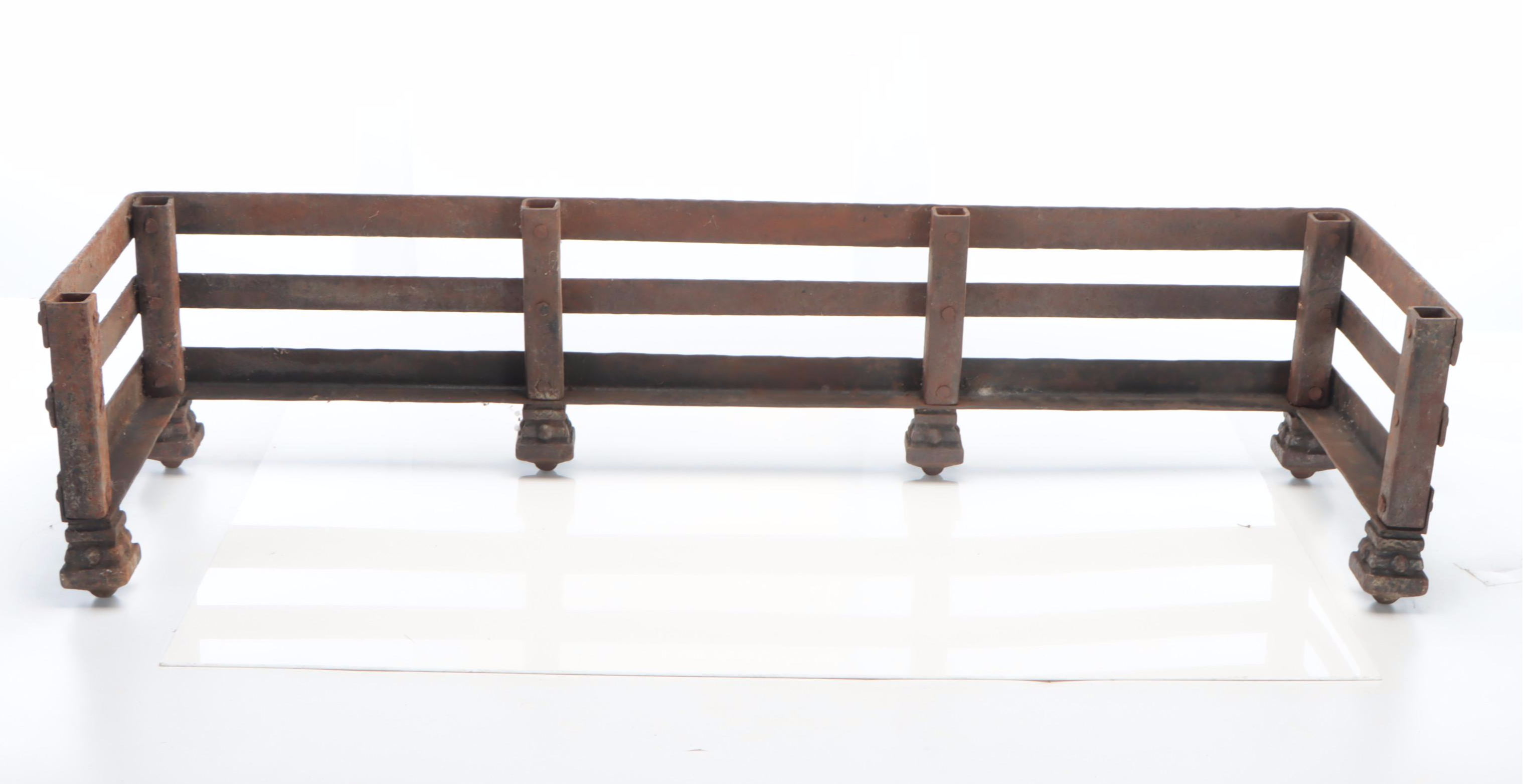 Cast Iron Fireplace Fender