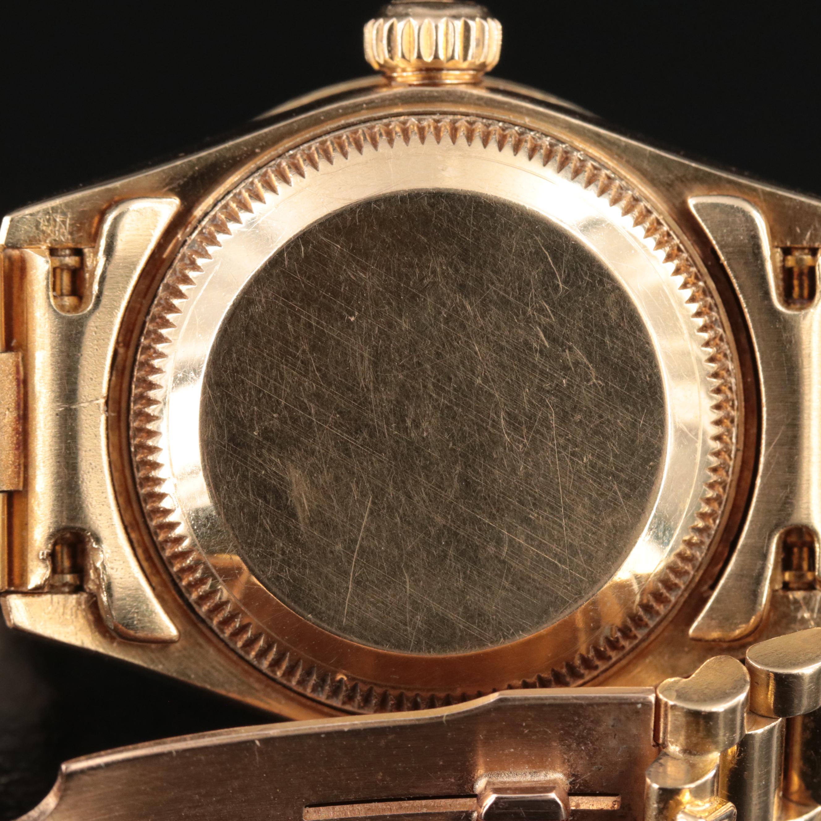 1995 Rolex Custom Diamond Dial and Bezel Datejust President Watch