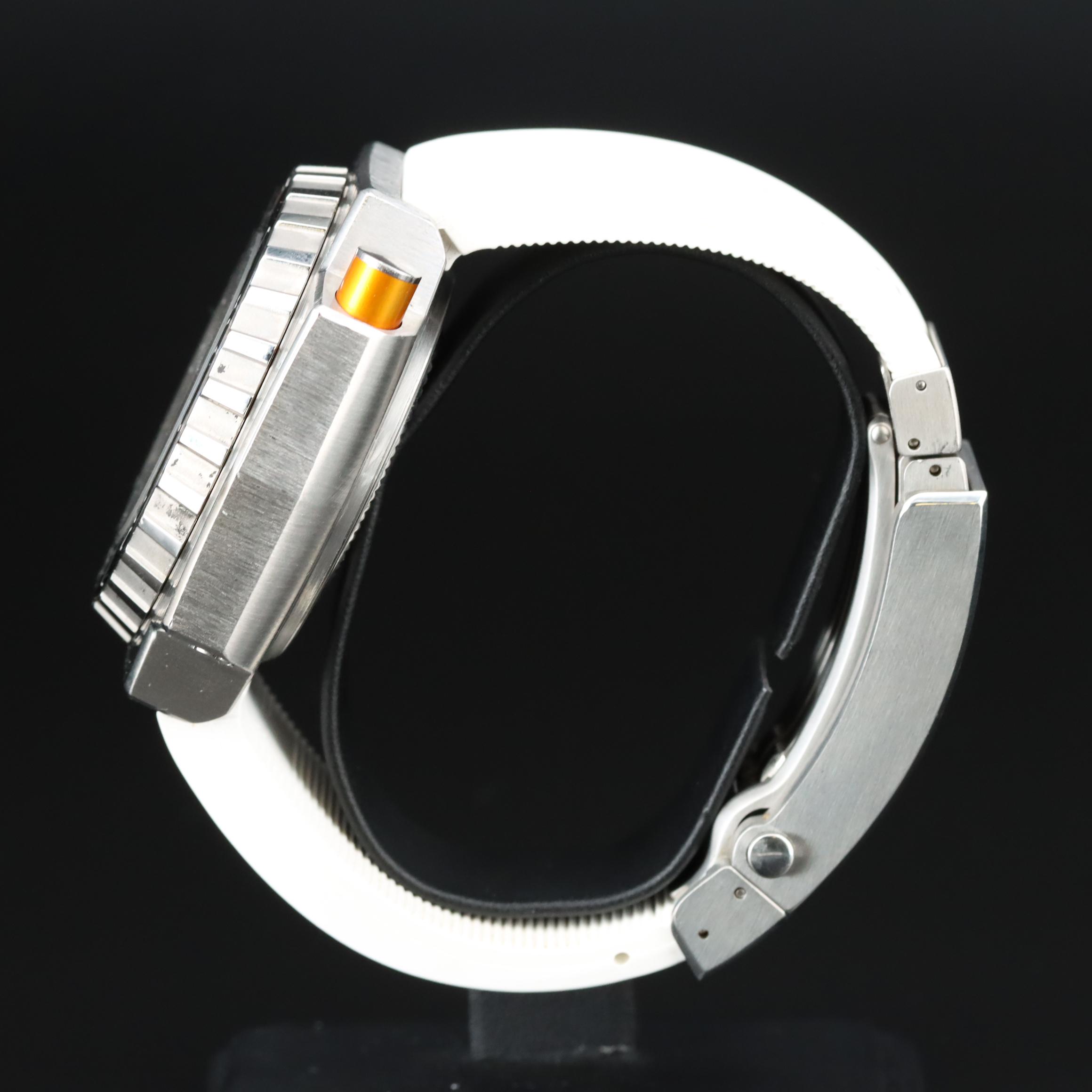 Omega Ploprof Diver Steel 48MM Black Automatic Watch