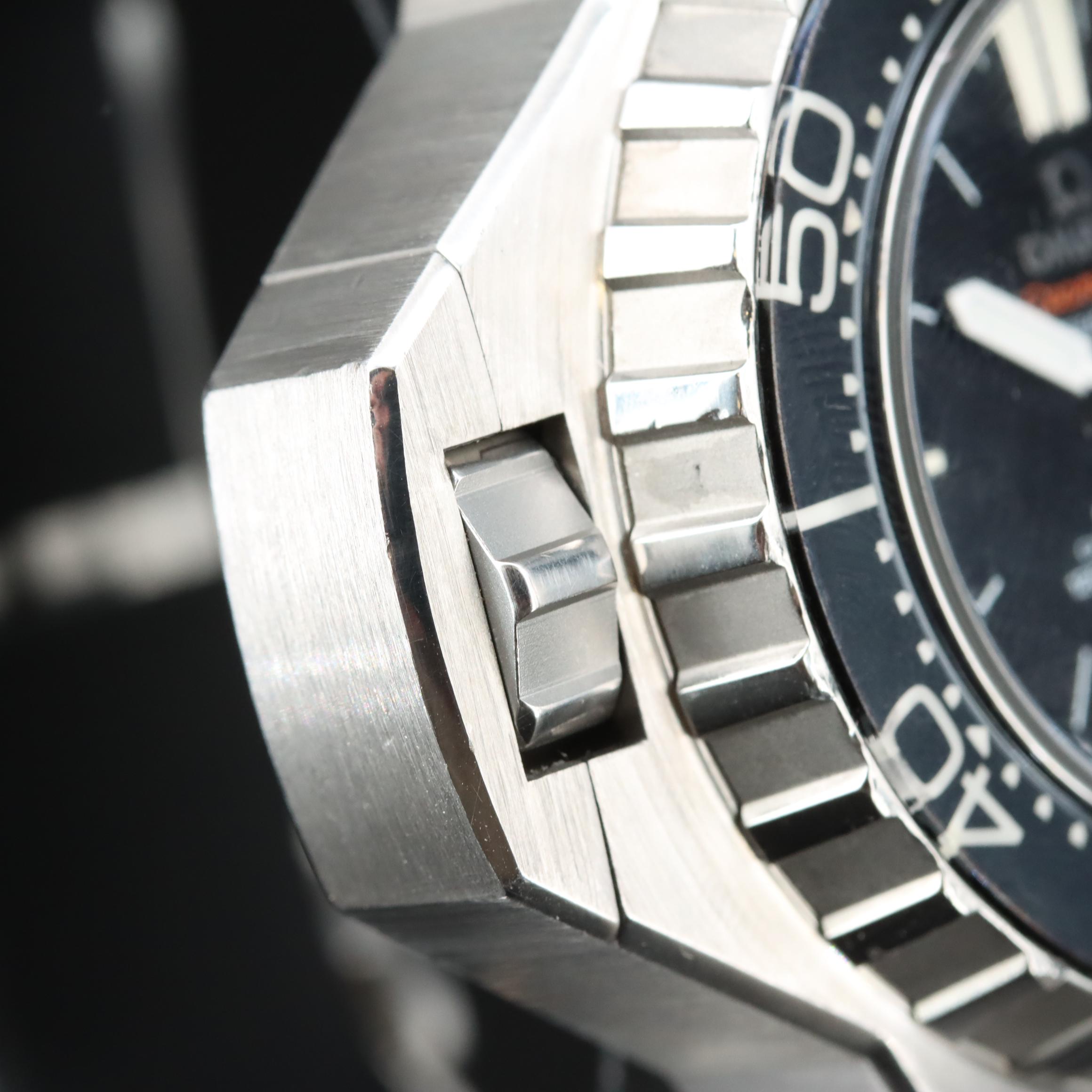 Omega Ploprof Diver Steel 48MM Black Automatic Watch