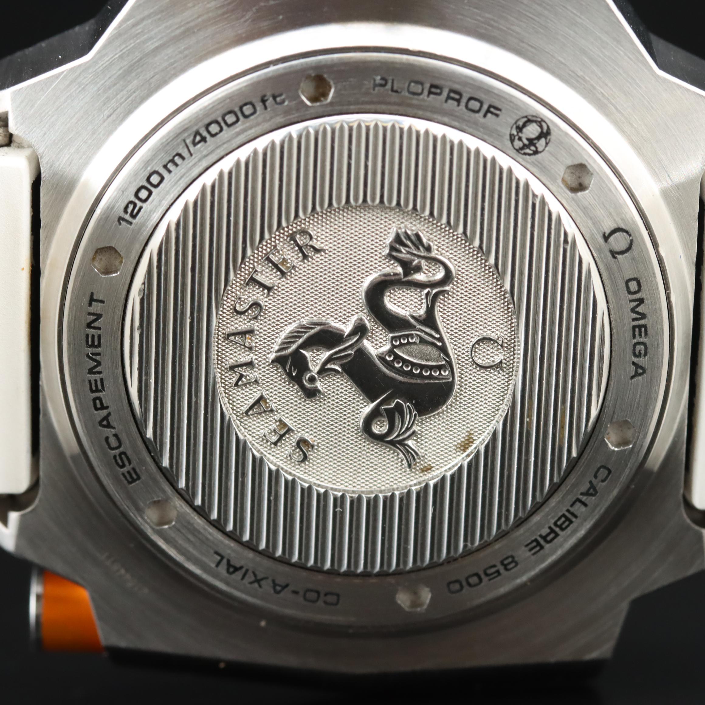 Omega Ploprof Diver Steel 48MM Black Automatic Watch