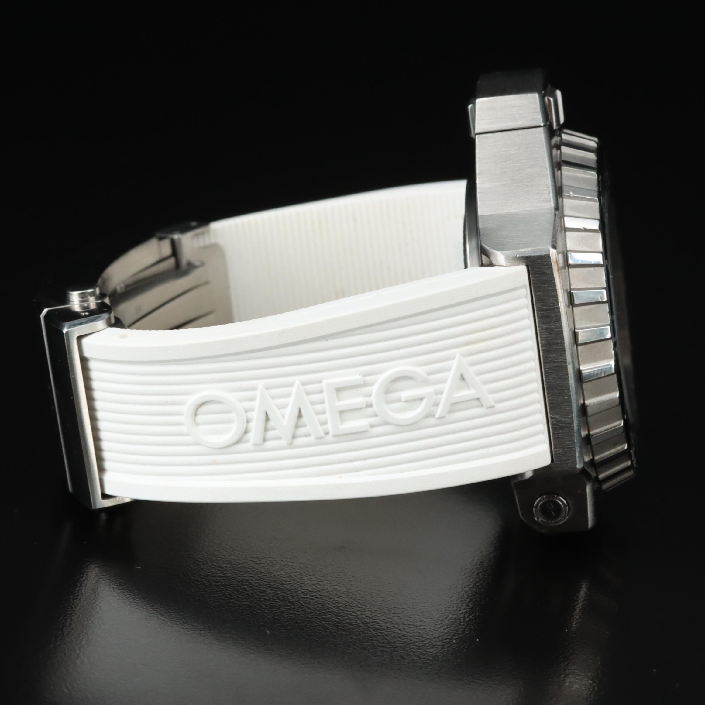 Omega Ploprof Diver Steel 48MM Black Automatic Watch