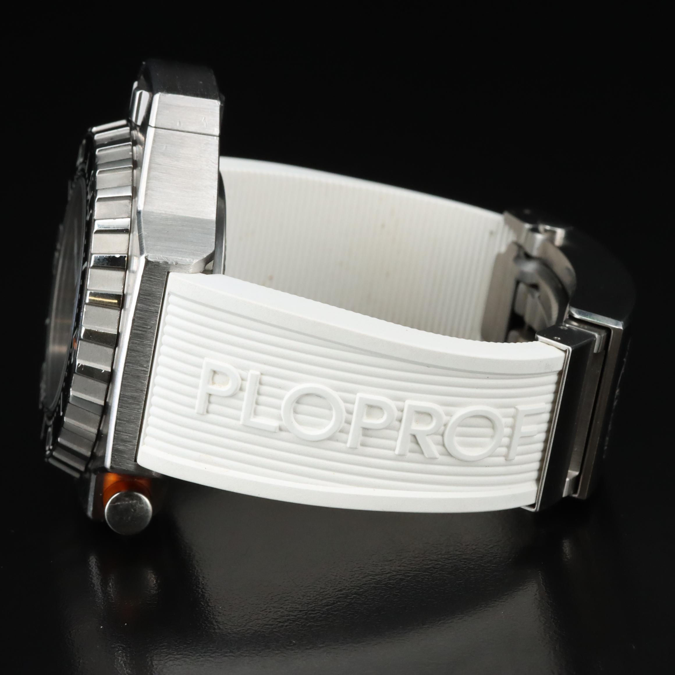 Omega Ploprof Diver Steel 48MM Black Automatic Watch