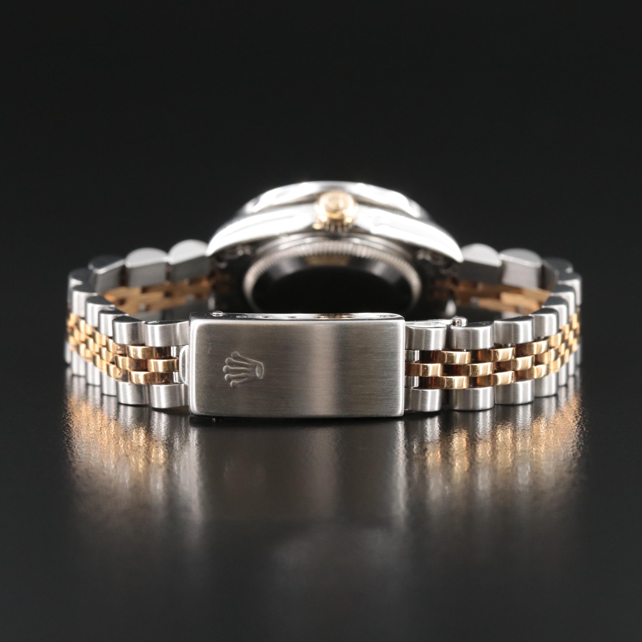 1993 Rolex 1.15 CTW Custom Diamond Dial and Bezel Datejust Watch