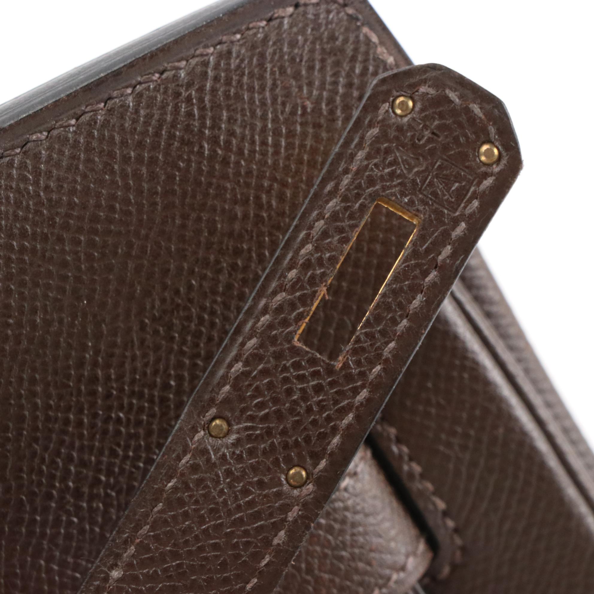 Hermès Birkin 35 Satchel in Cacao Epsom Leather