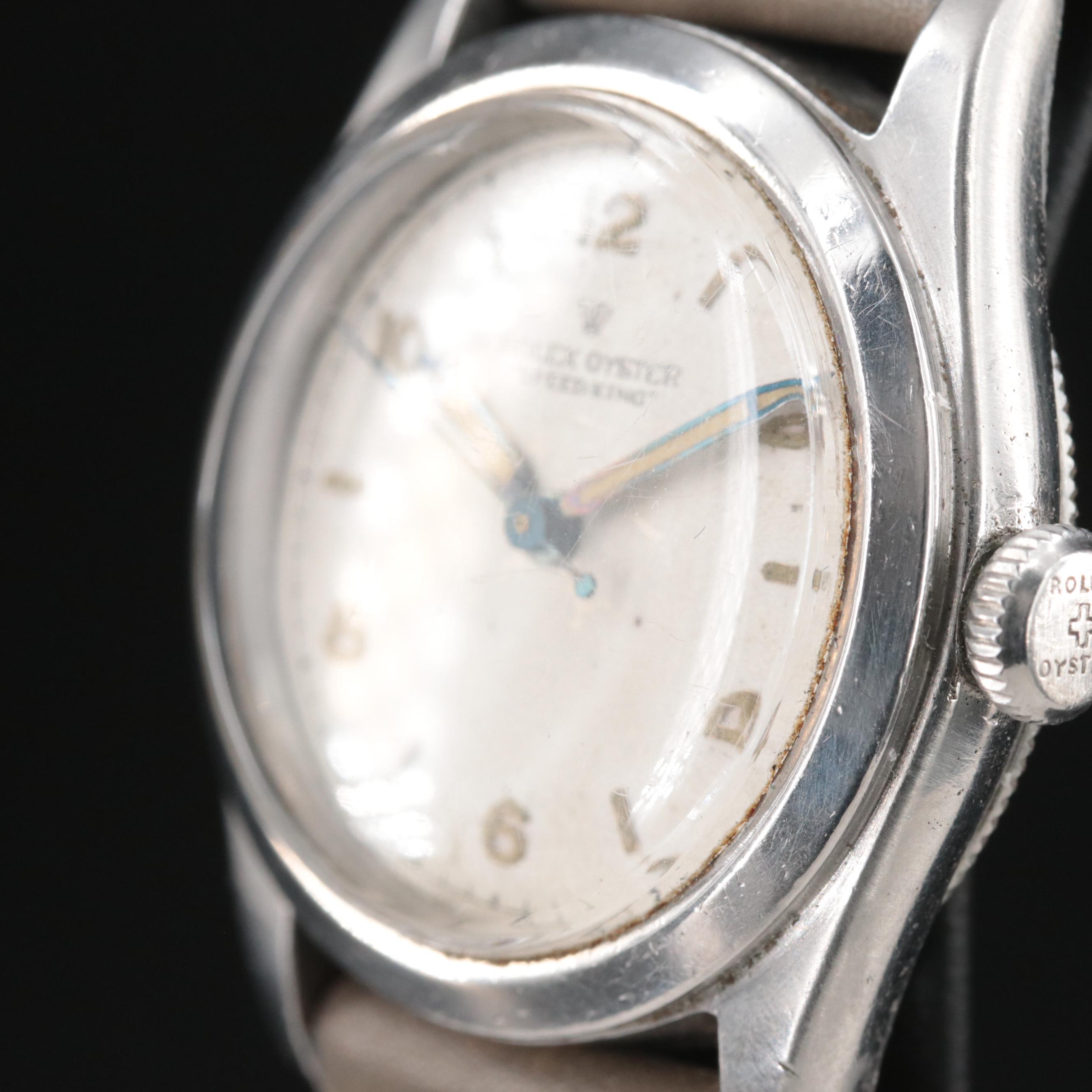 1960 Rolex Oyster "Speed King" Manual Wind Watch