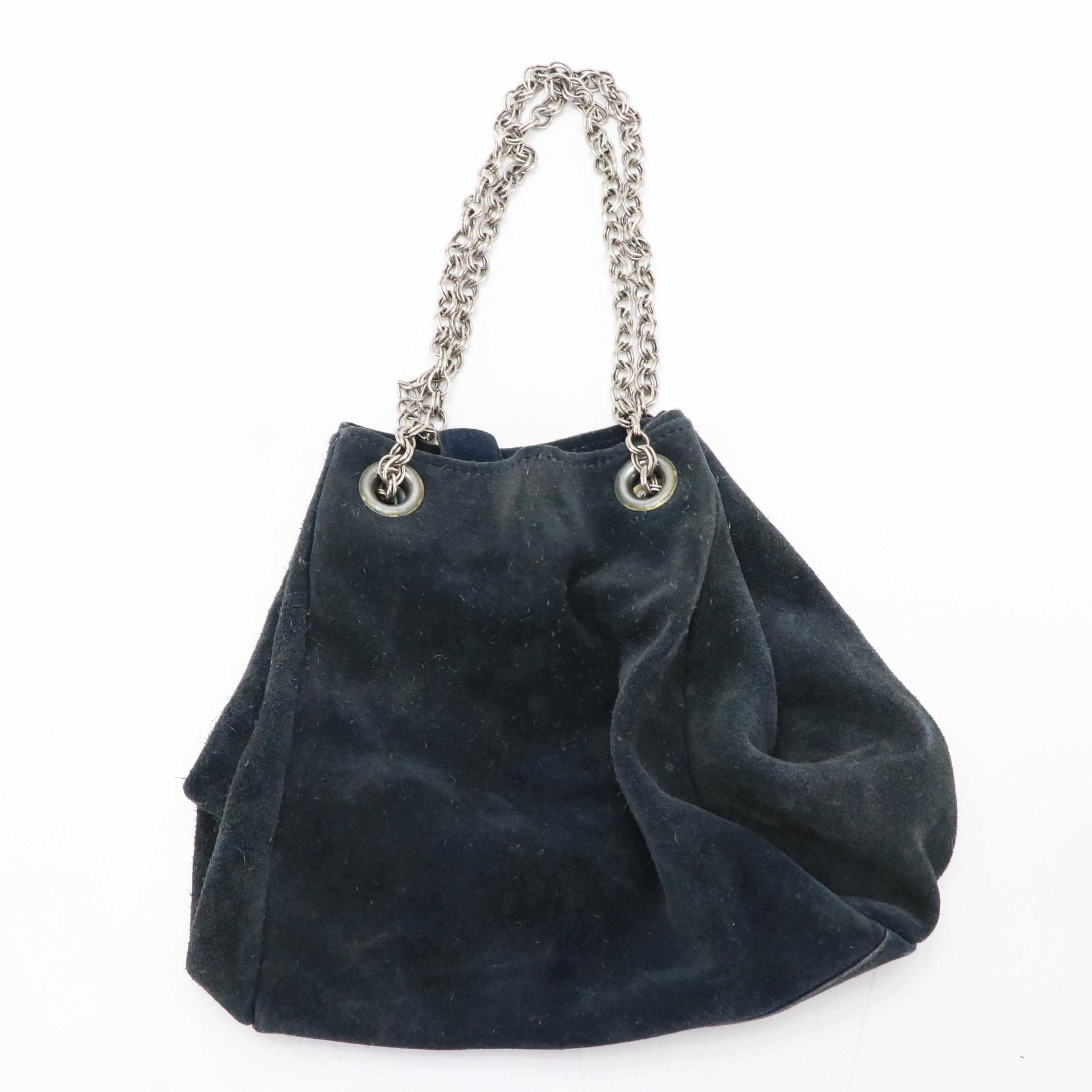 La Regale Black Woven Satin Frame Clutch, Other Vintage Leather/Suede Handbags