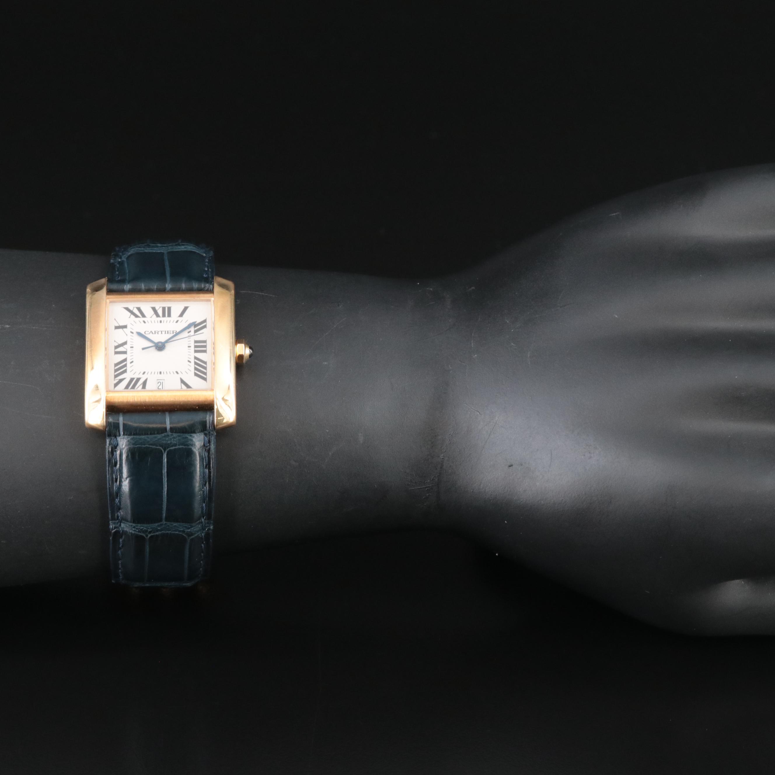 Cartier Tank Francaise 18K Gold Automatic Watch