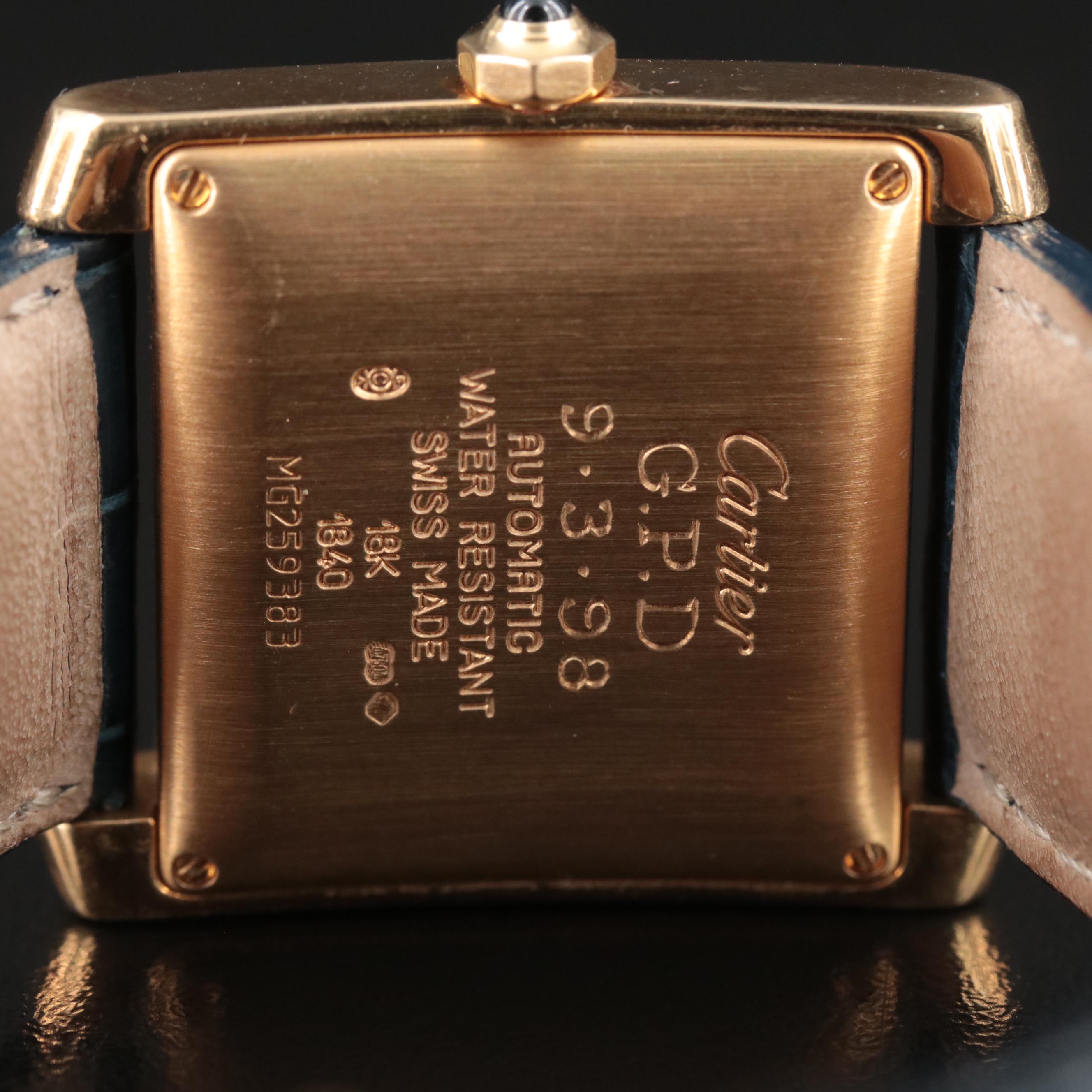 Cartier Tank Francaise 18K Gold Automatic Watch