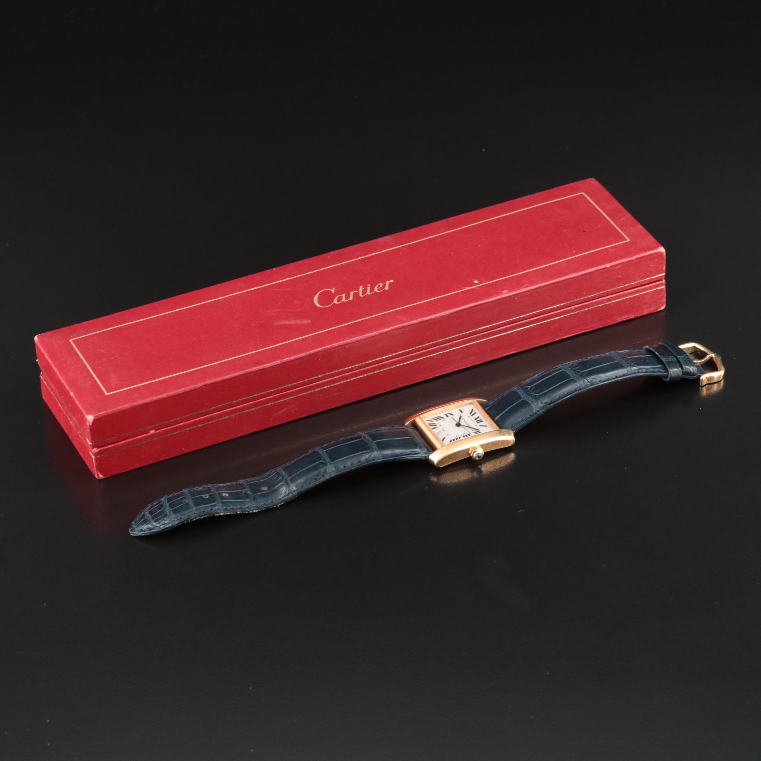 Cartier Tank Francaise 18K Gold Automatic Watch