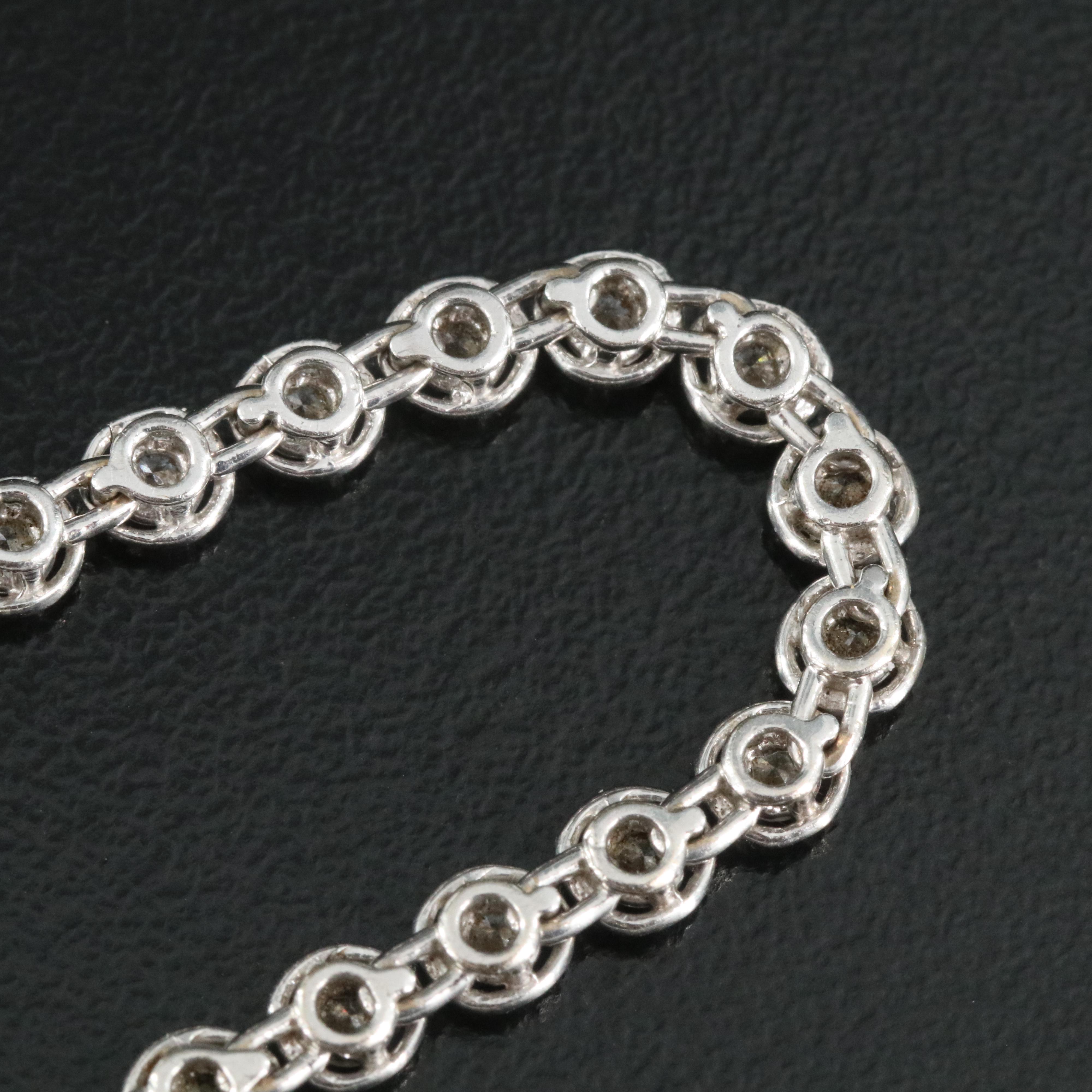 18K 8.21 CTW Diamond Line Necklace