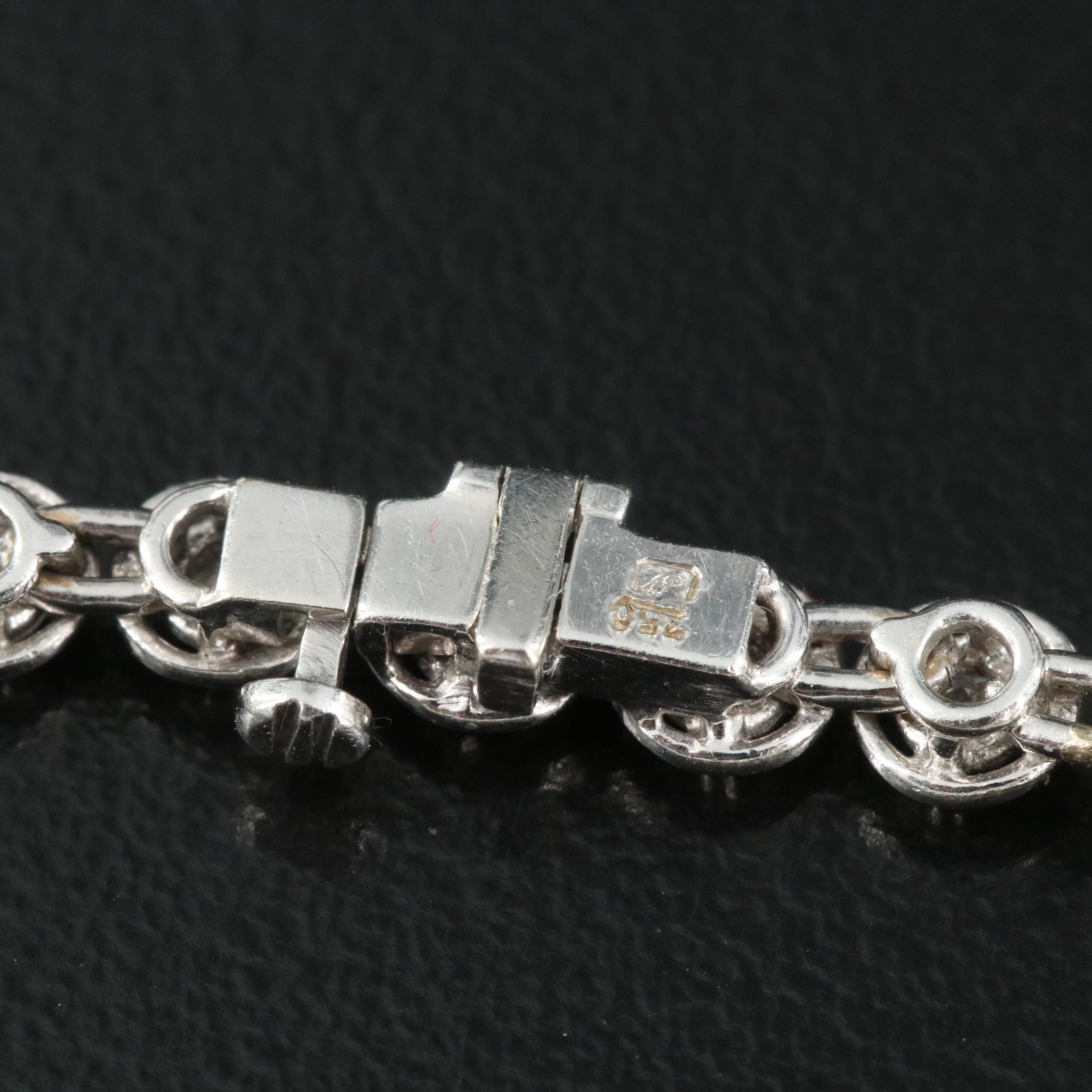 18K 8.21 CTW Diamond Line Necklace