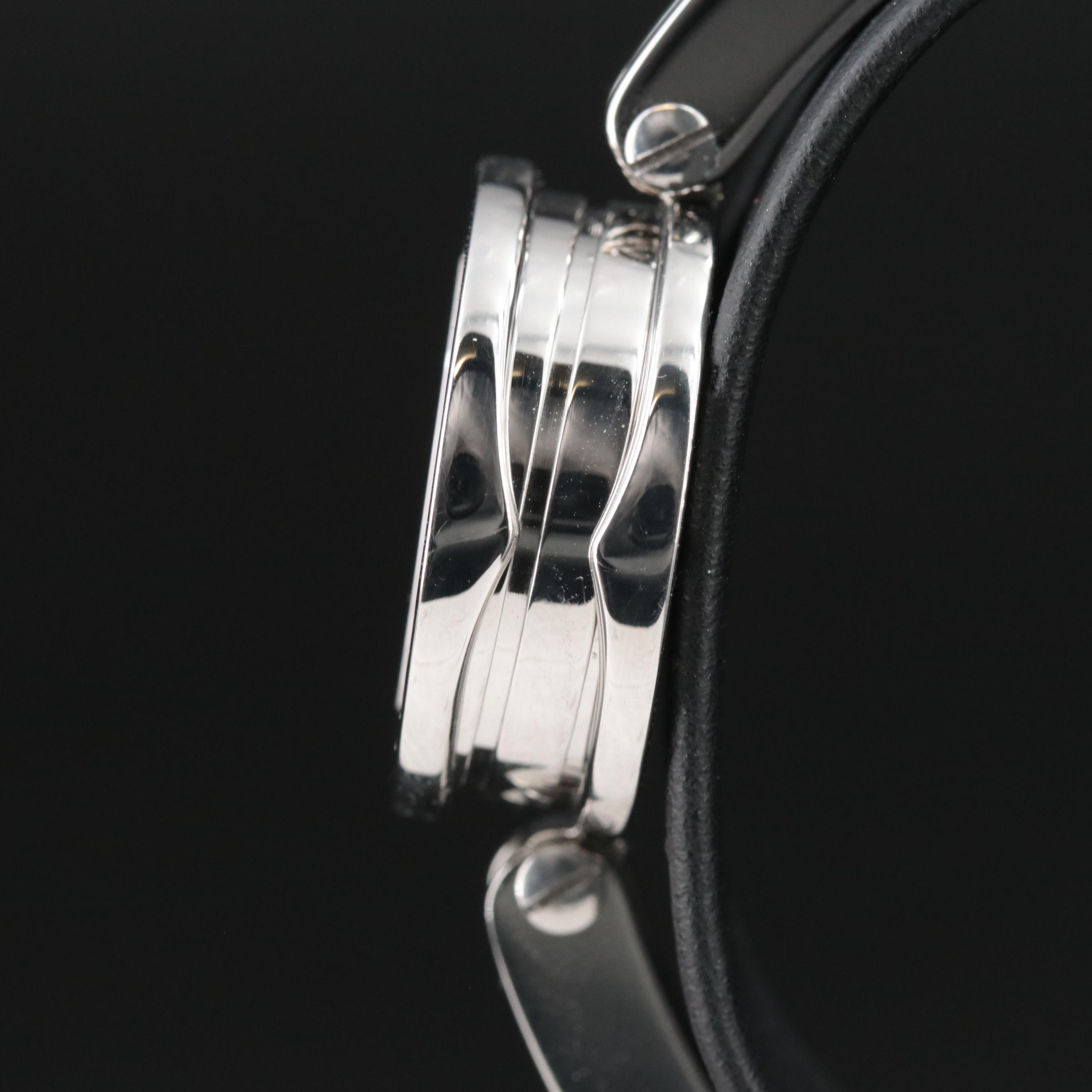 BVLGARI B.Zero1 Diamond Dial Stainless Steel Watch