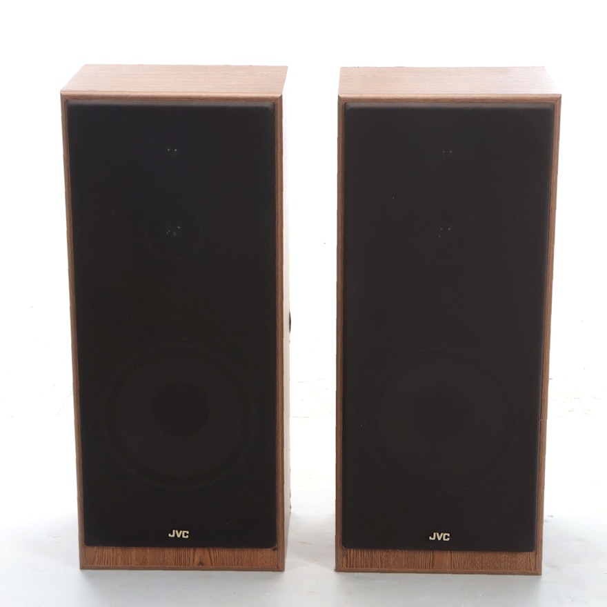 JVC SP-333WD Tower Speakers, Late 20th Century