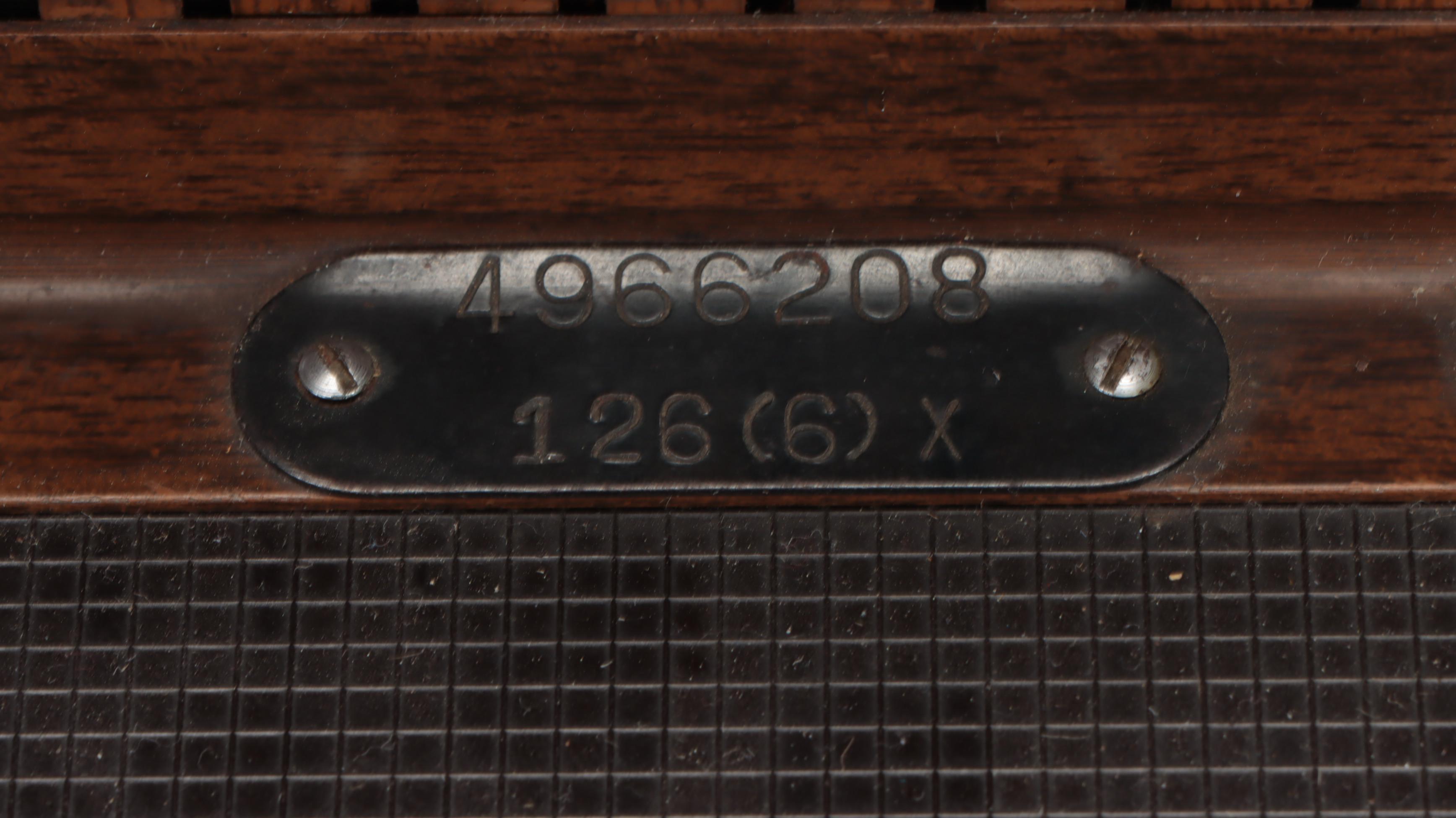 Mid-Century National Cash Register Wood Grain Laminate Cash Register