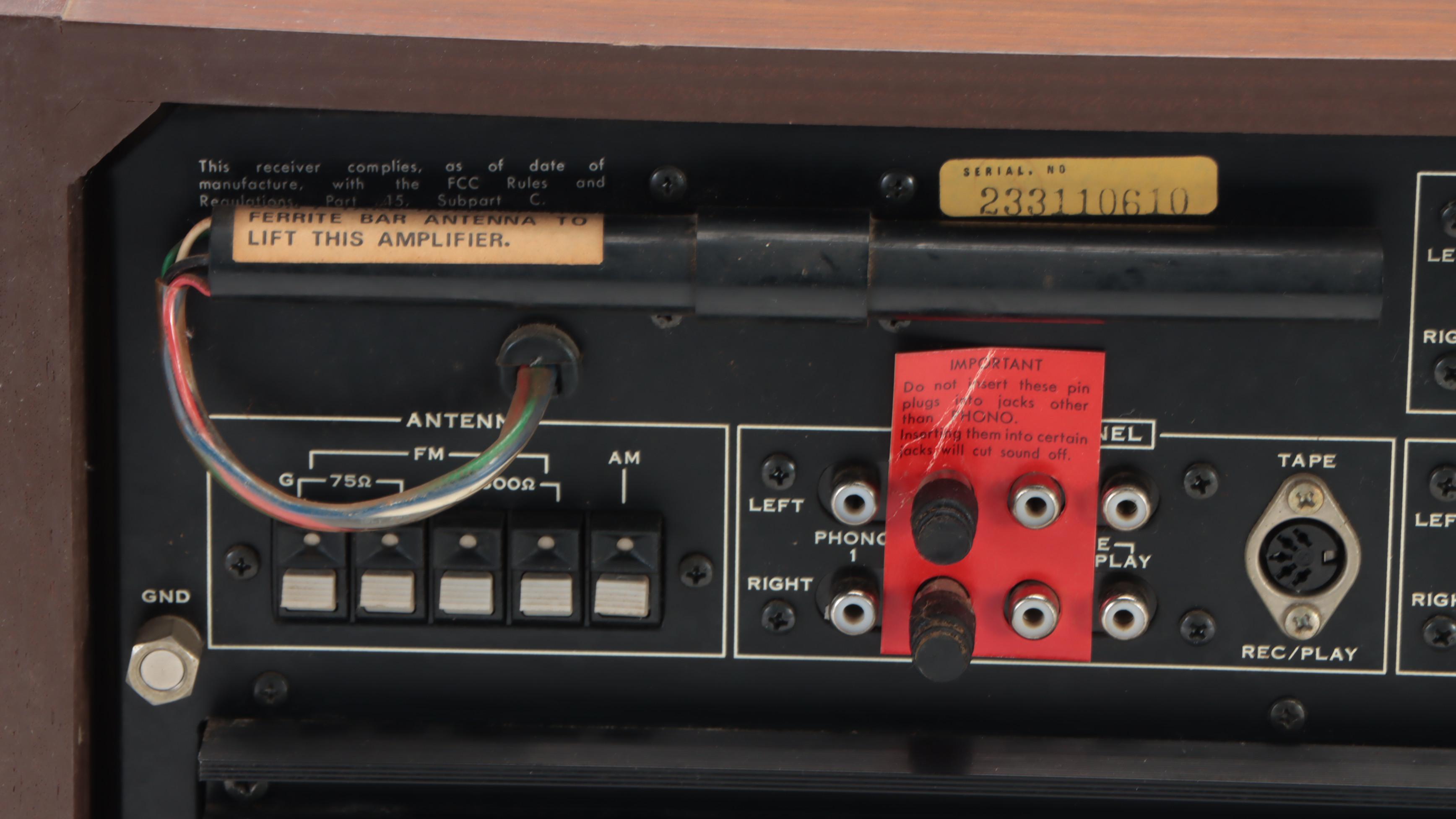 Sansui QRX-5500 Quadraphonic 4-Channel Receiver with Synthesizer, circa 1973