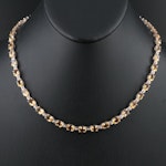 Sterling Citrine Necklace