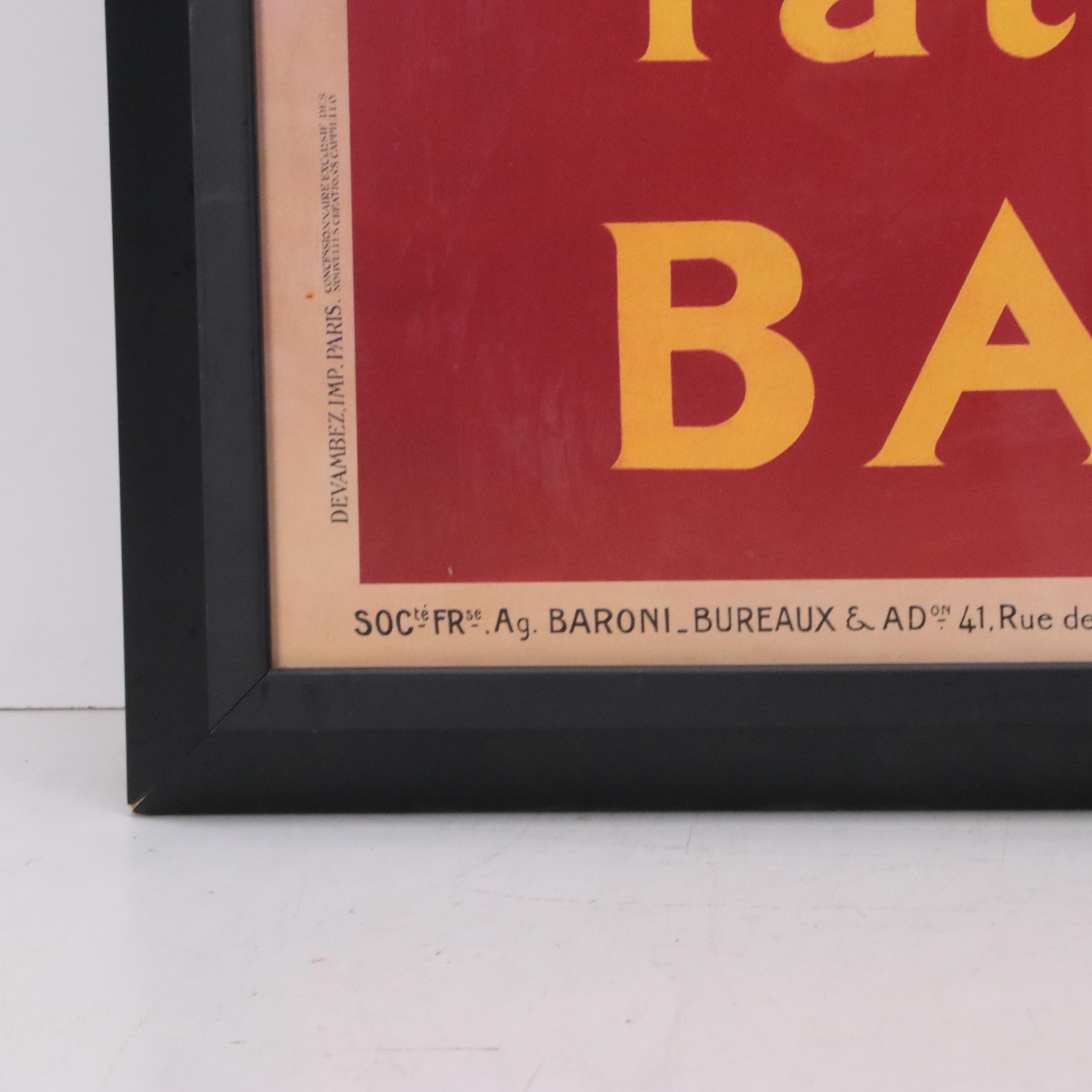 Offset Lithograph After Cappiello "Pâtes Baroni" EBTH