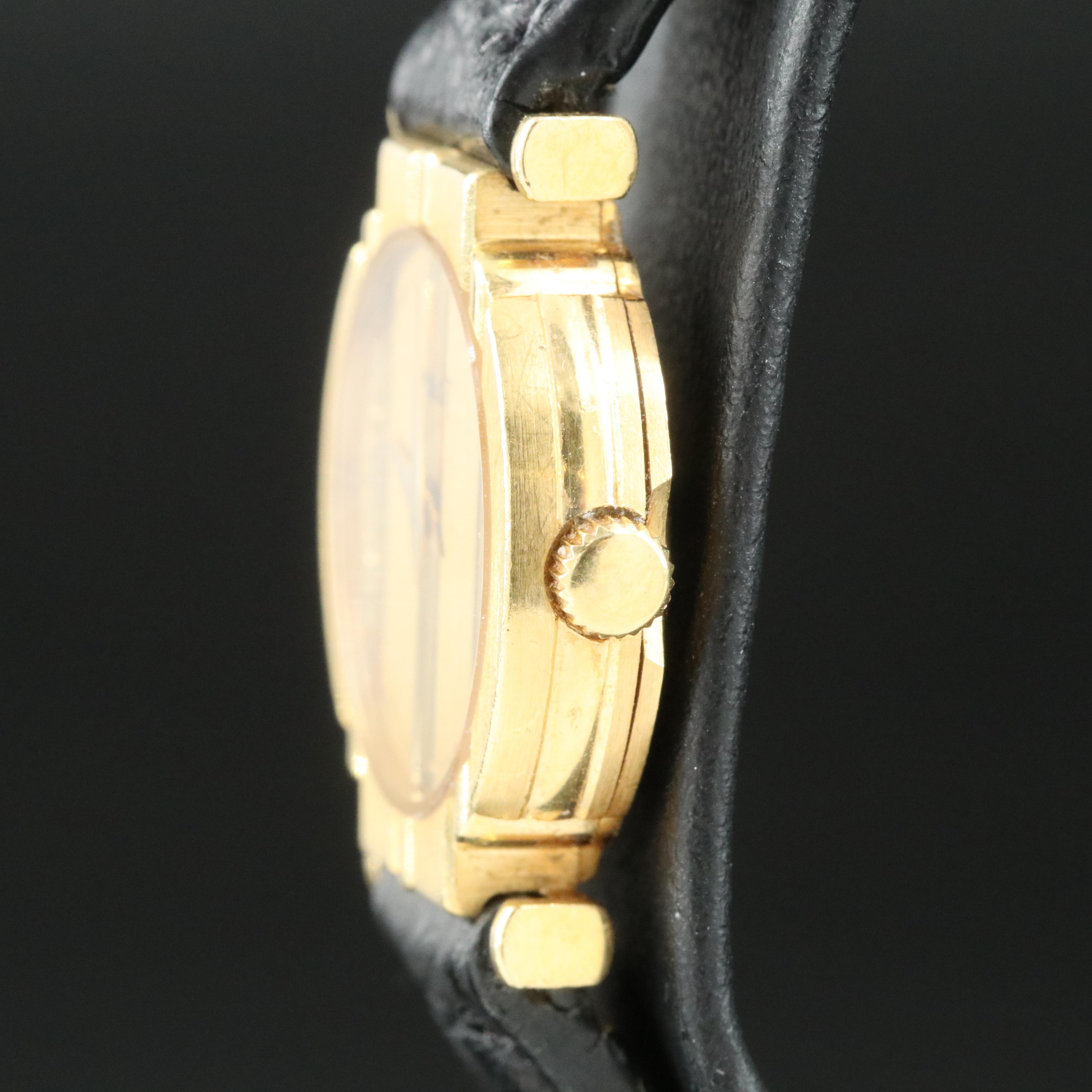 18K Piaget Polo Quartz Watch