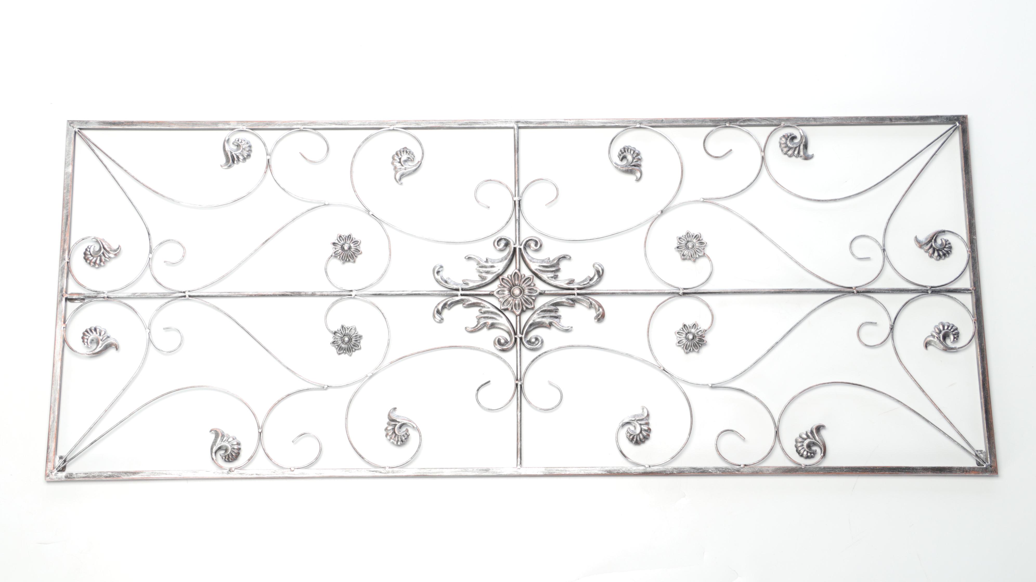 Victorian Style Scrolled Ironwork Wall Decor