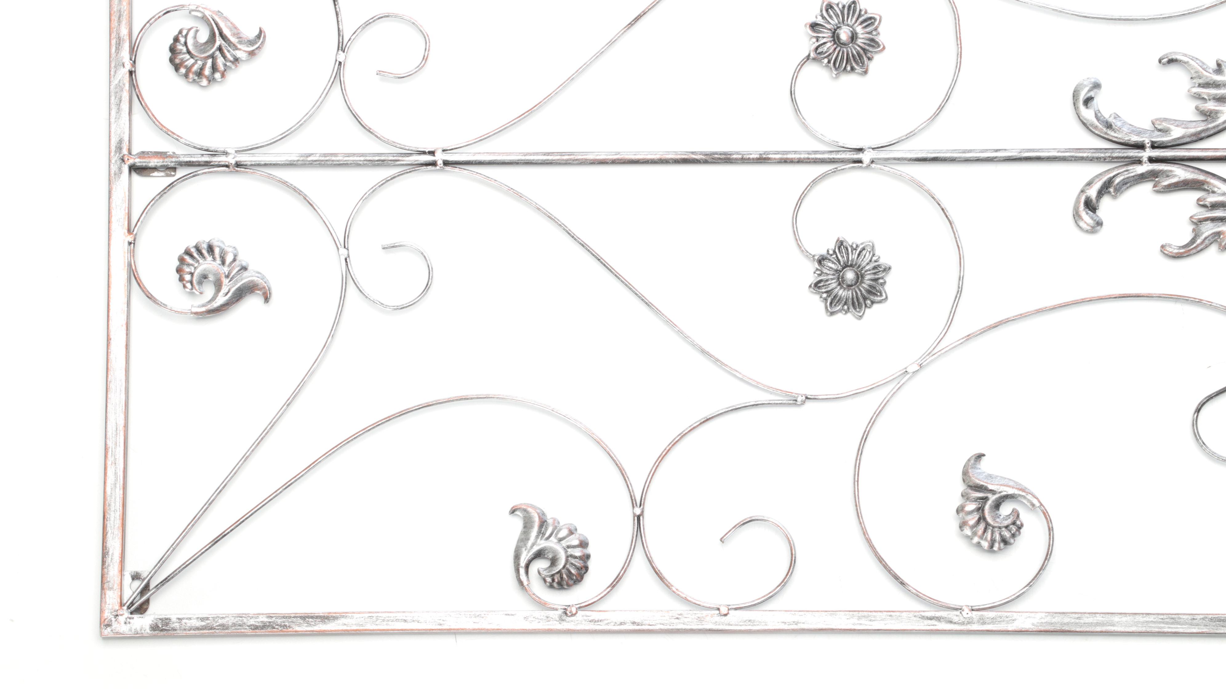 Victorian Style Scrolled Ironwork Wall Decor