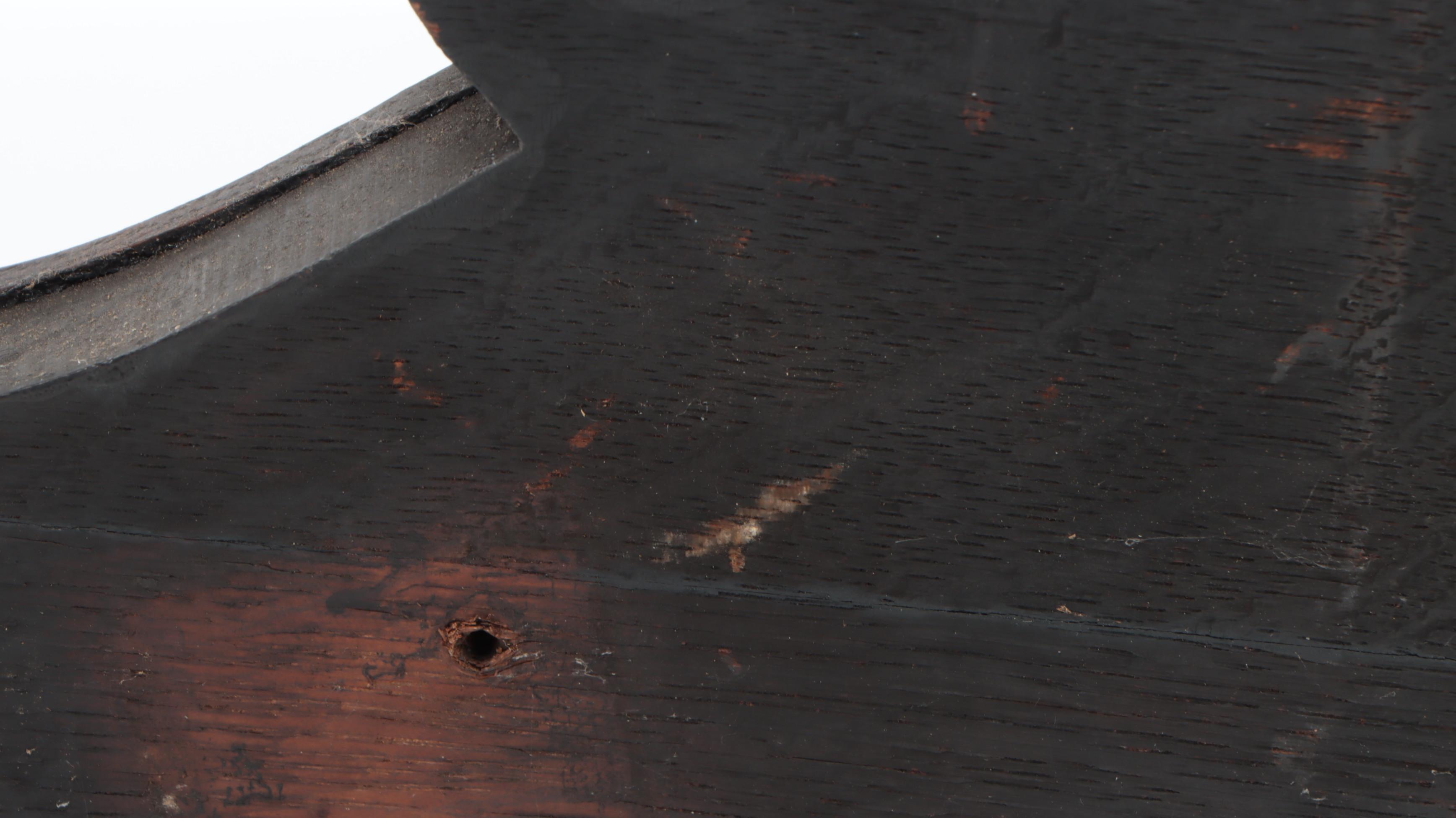 Two Victorian Oak Furniture Backsplashes or Crests, Late 19th Century