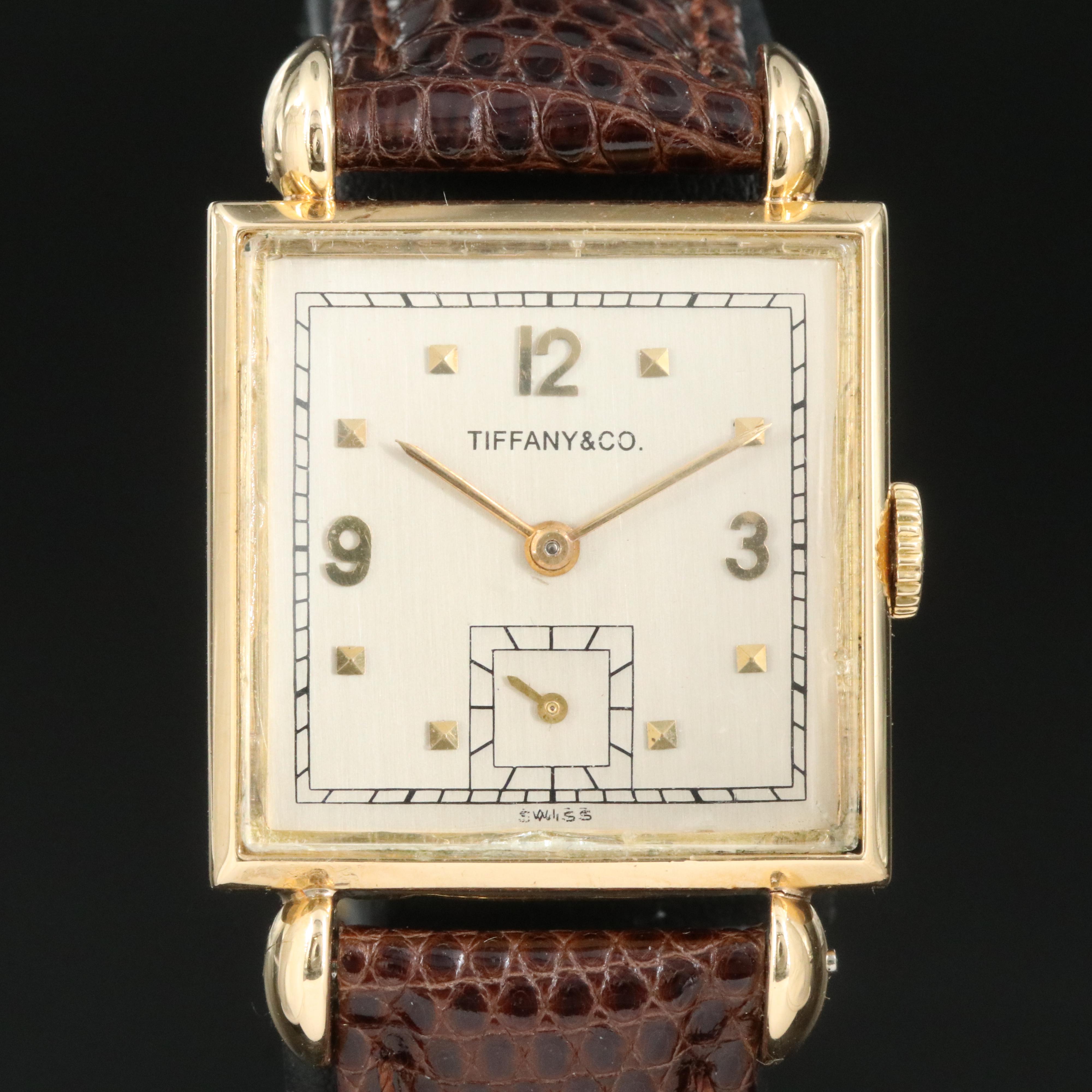 Vintage 18K Tiffany & Co. Swiss Manual Wind Watch