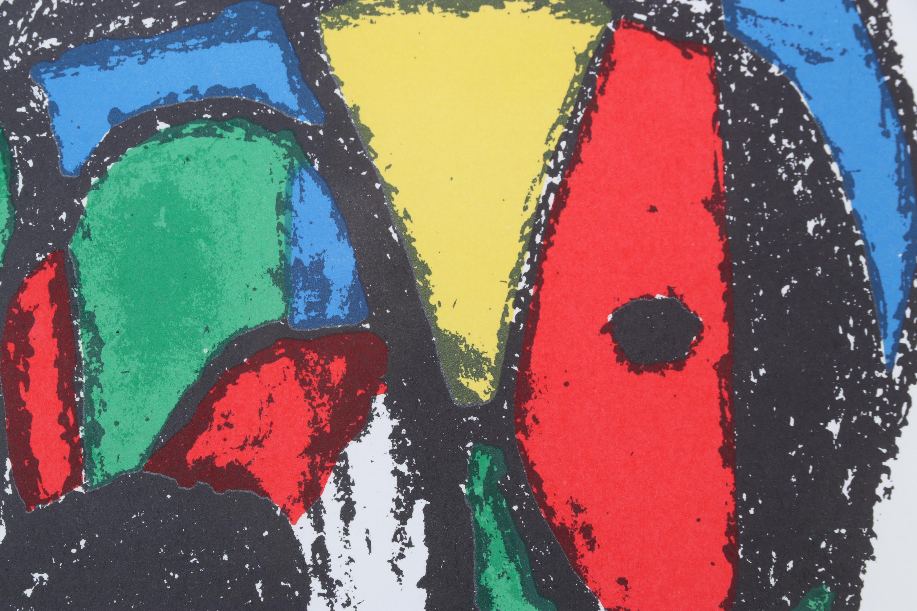 Joan Miró Color Lithograph From "Lithographs II," 1975