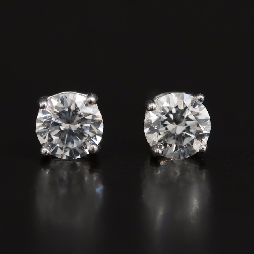 14K 0.53 CTW Lab Grown Diamond Stud Earrings