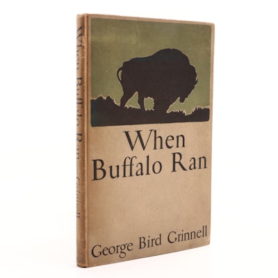 First Edition "When Buffalo Ran" by George Bird Grinnell, 1920