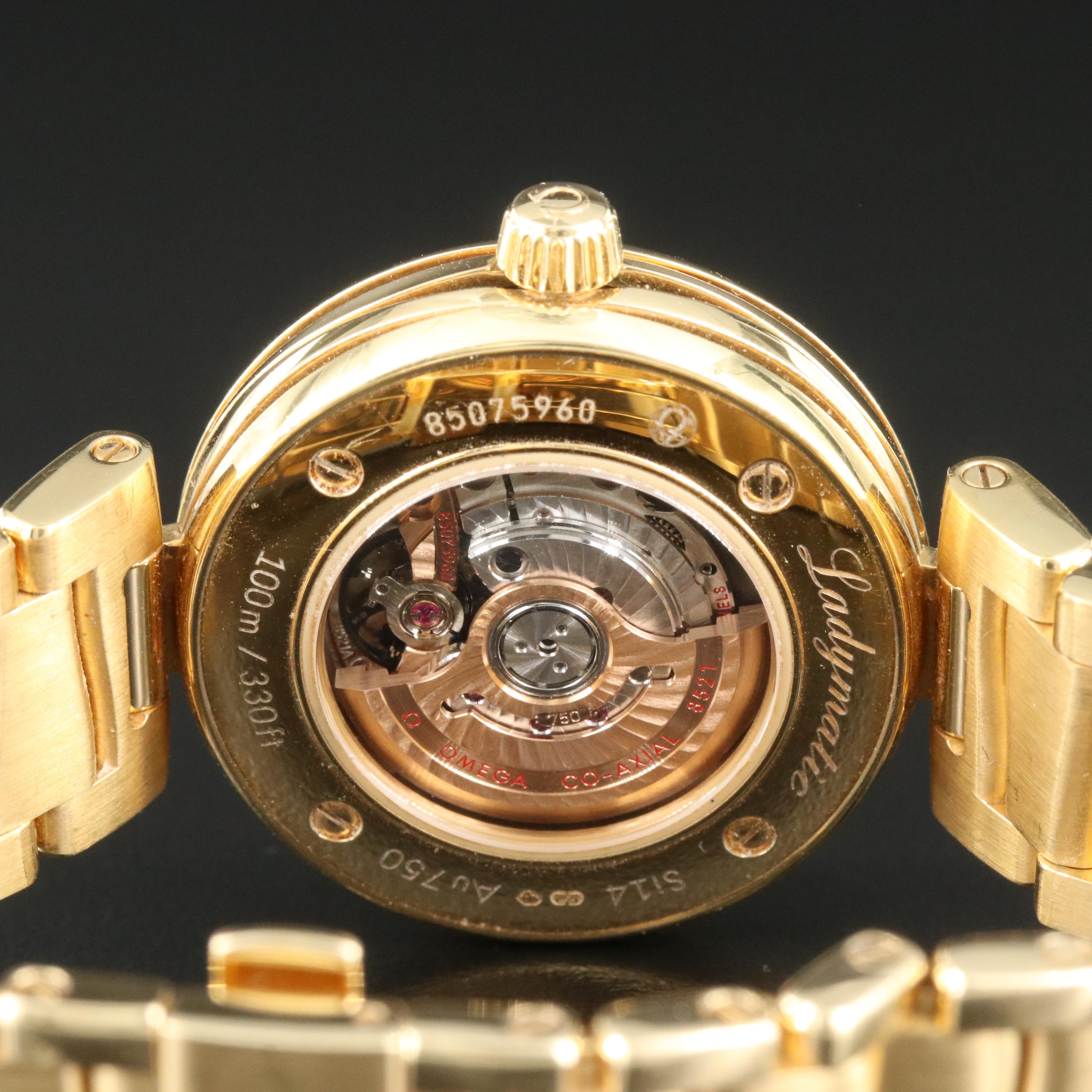 Omega DeVille Ladymatic 18K Gold Automatic Watch