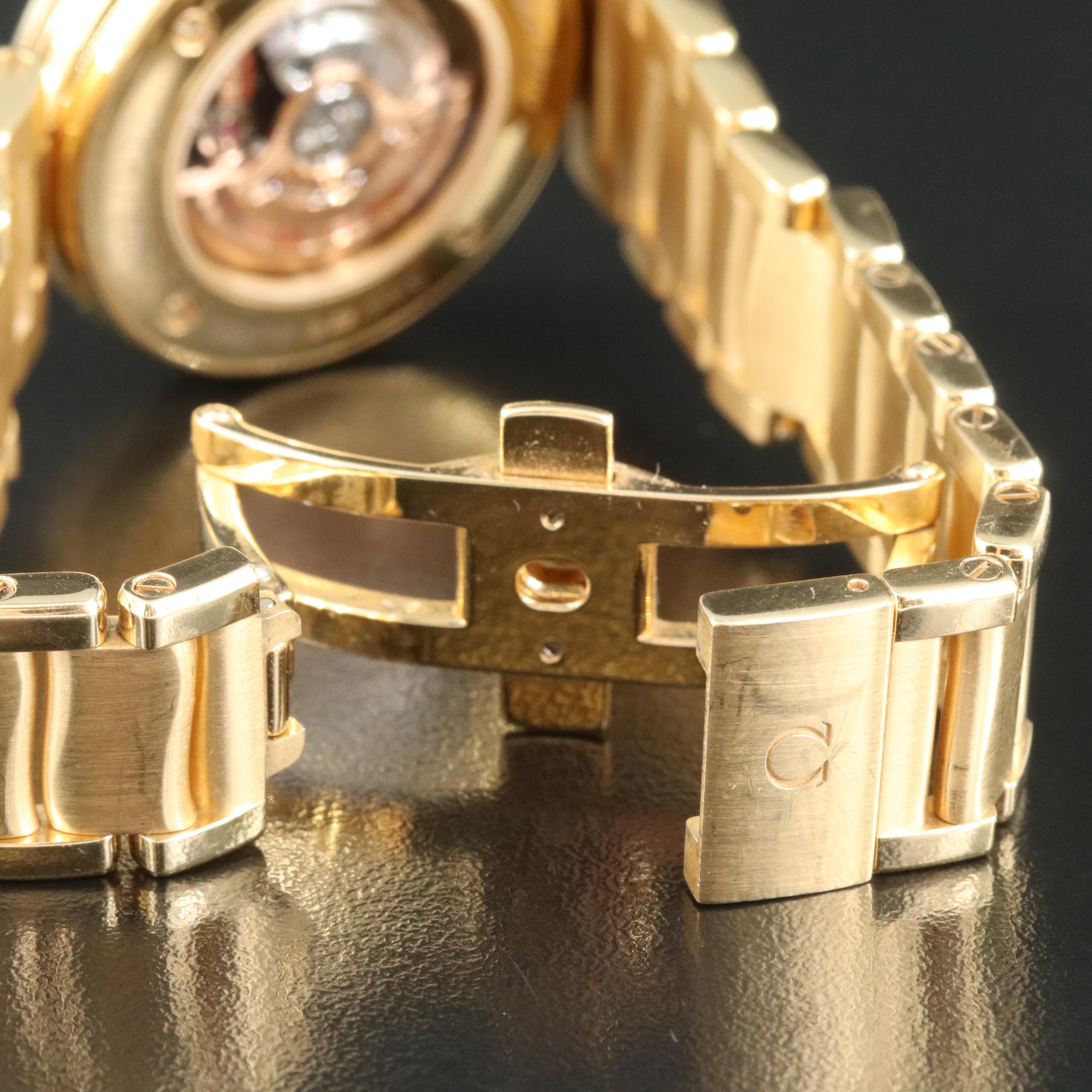 Omega DeVille Ladymatic 18K Gold Automatic Watch