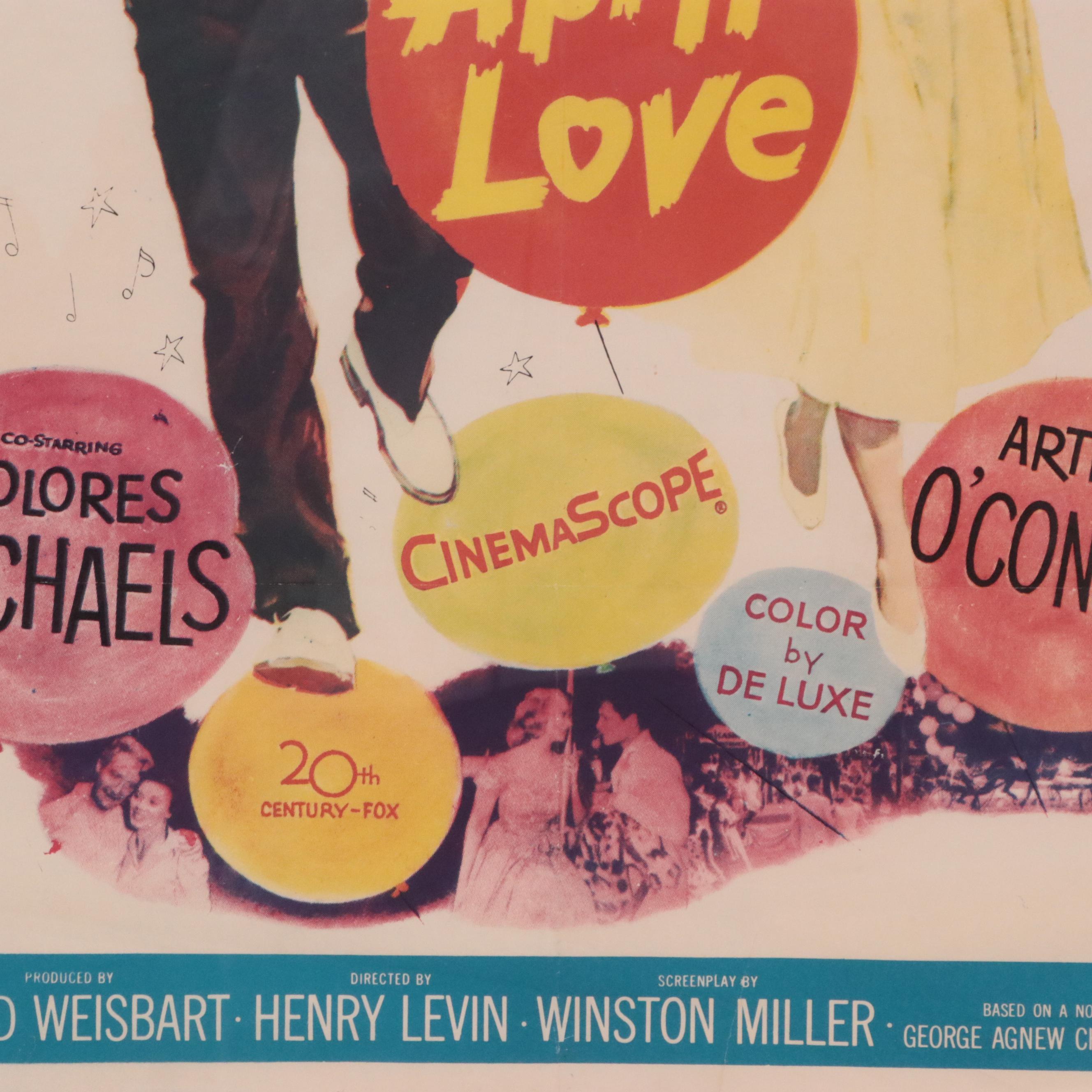 "April Love" 1957 Film Release Poster