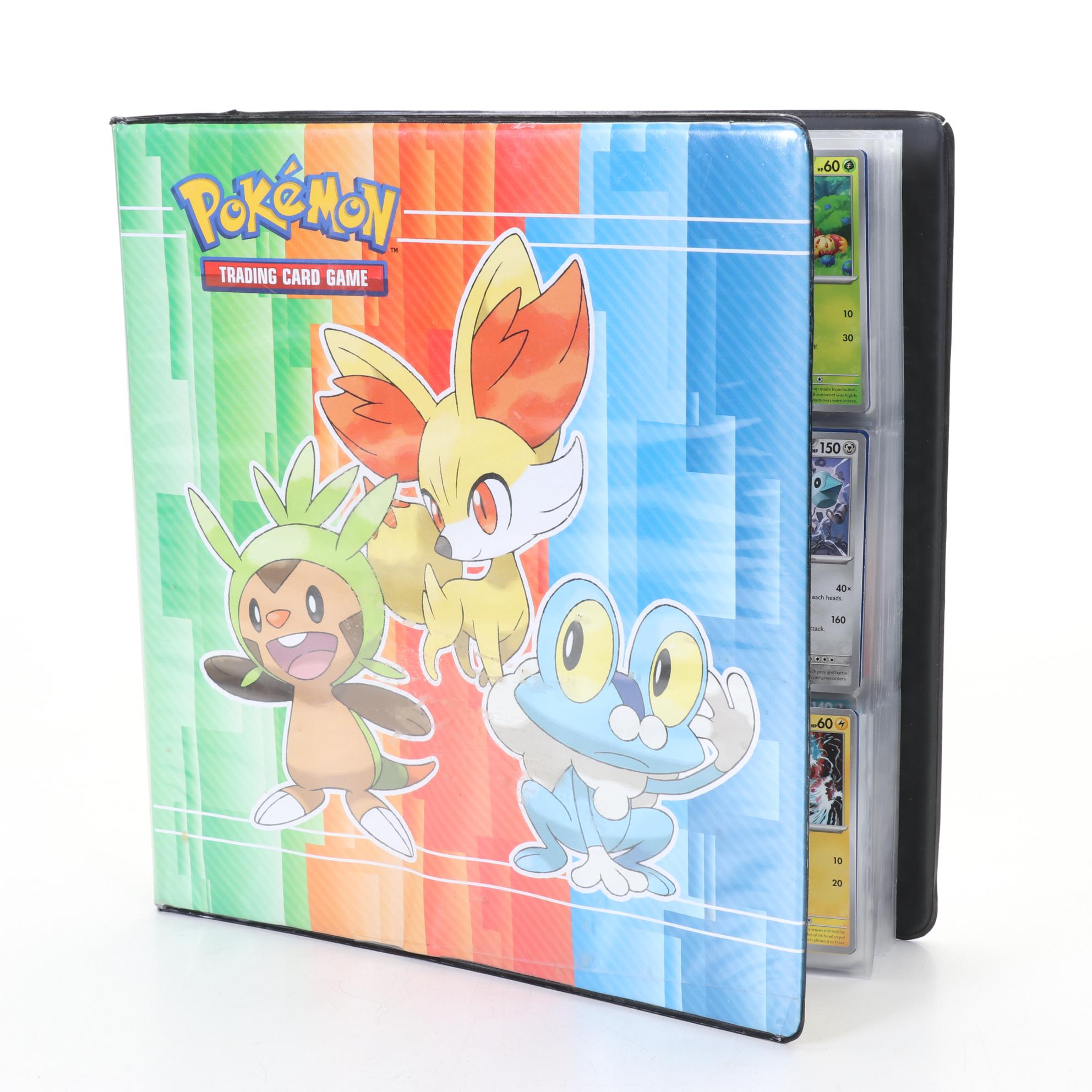 Pokémon Card Collection Featuring Holo Cards